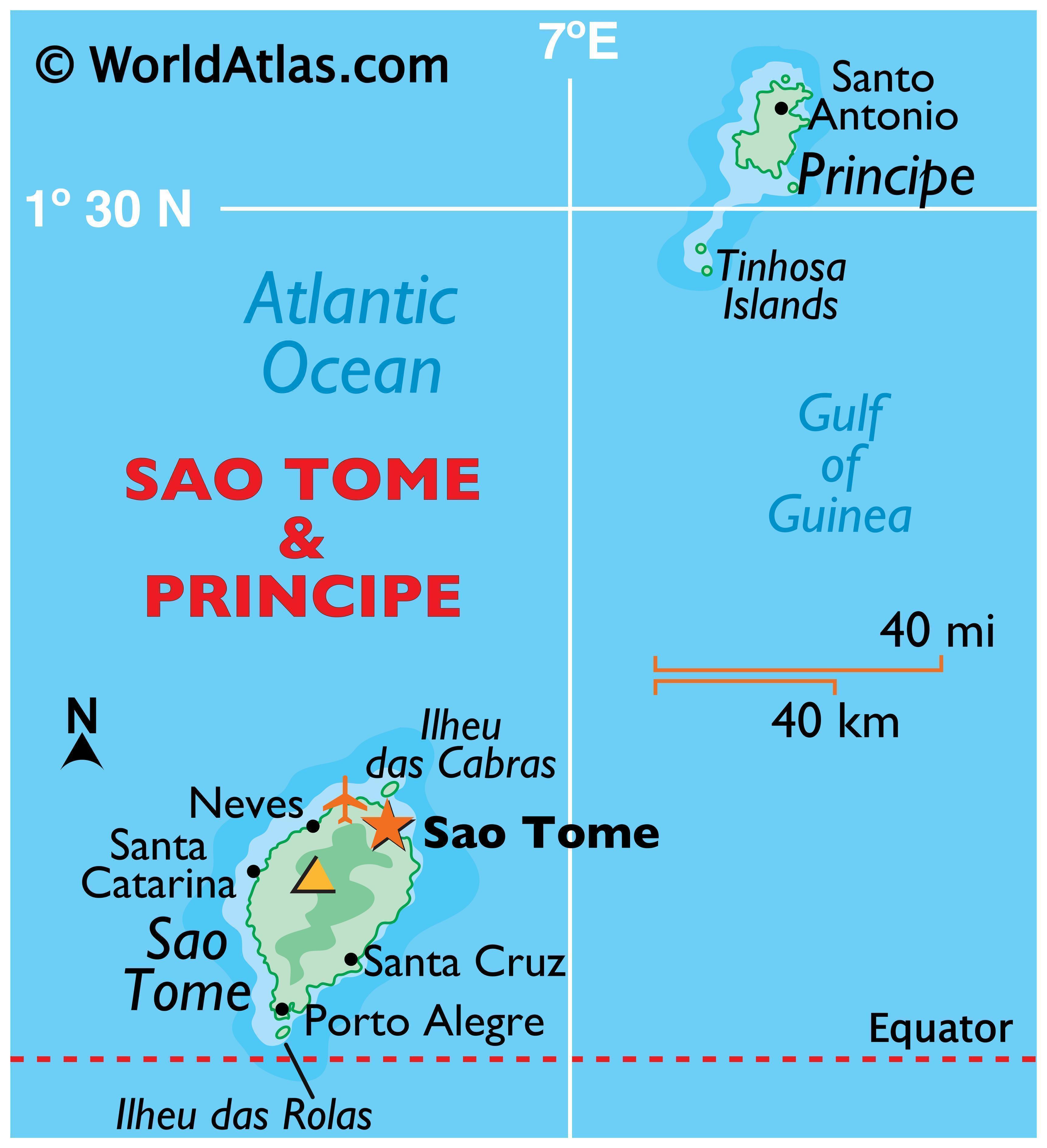 Sao Tome and Principe Maps & Facts World Atlas