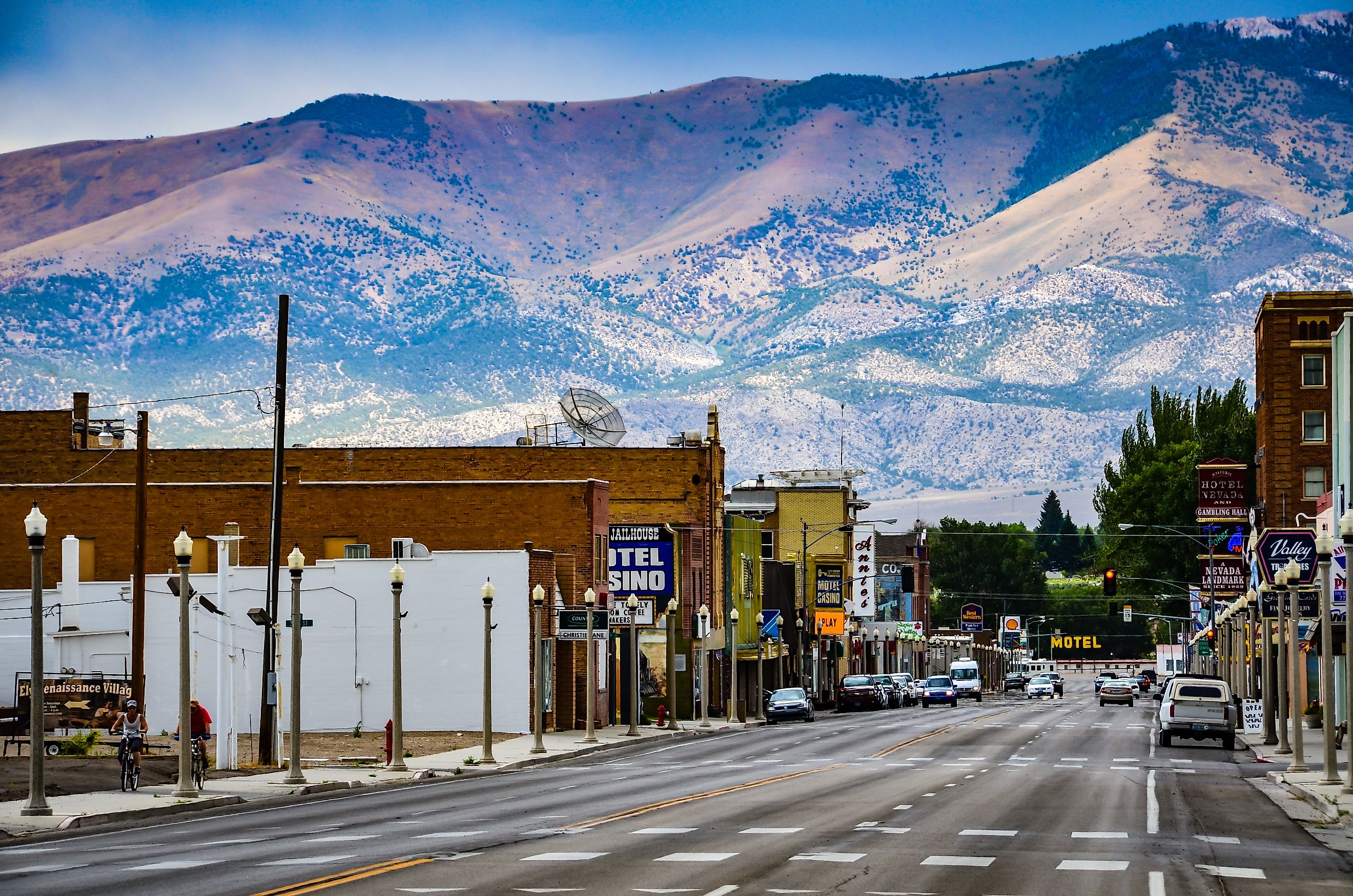 Main Street in Ely, Nevada. Editorial credit: Sandra Foyt / Shutterstock.com