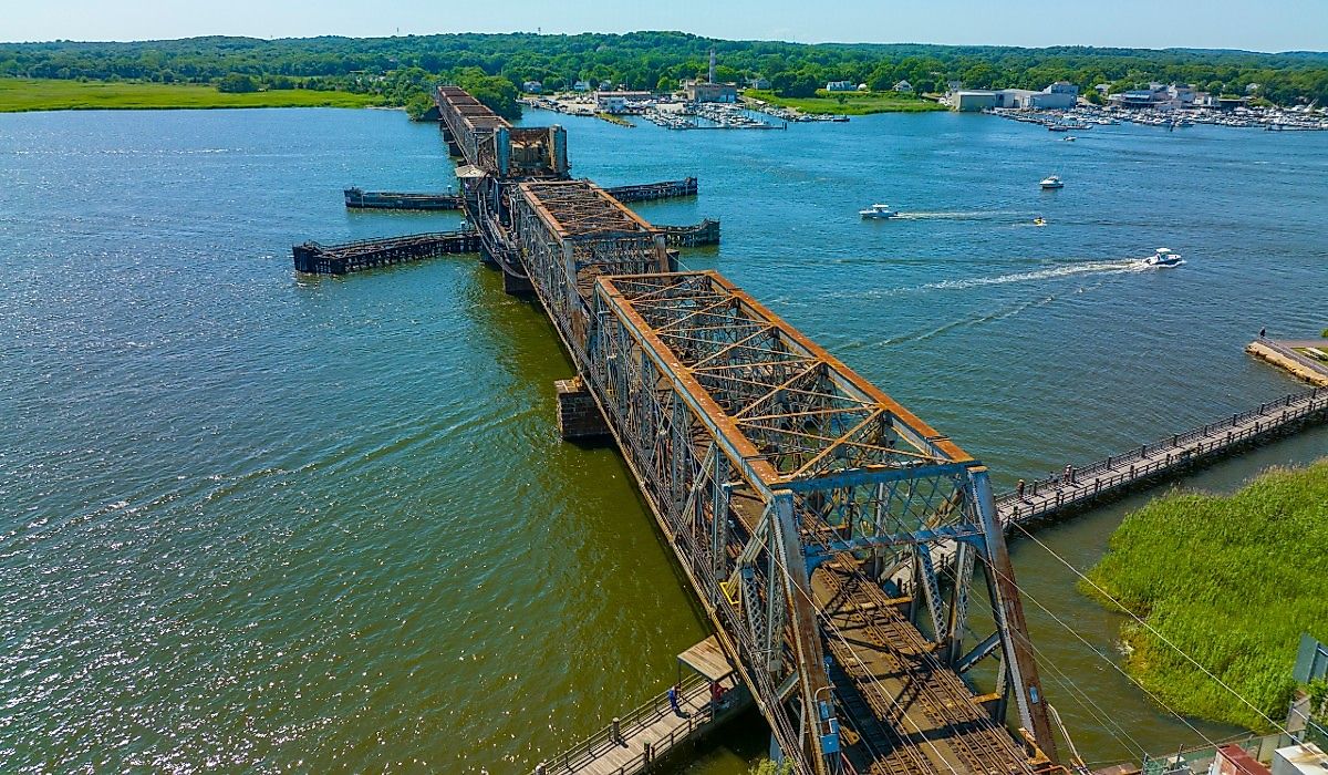 Old Saybrook Old Lyme Bridge between the town of Old Saybrook and Old Lyme, Connecticut.