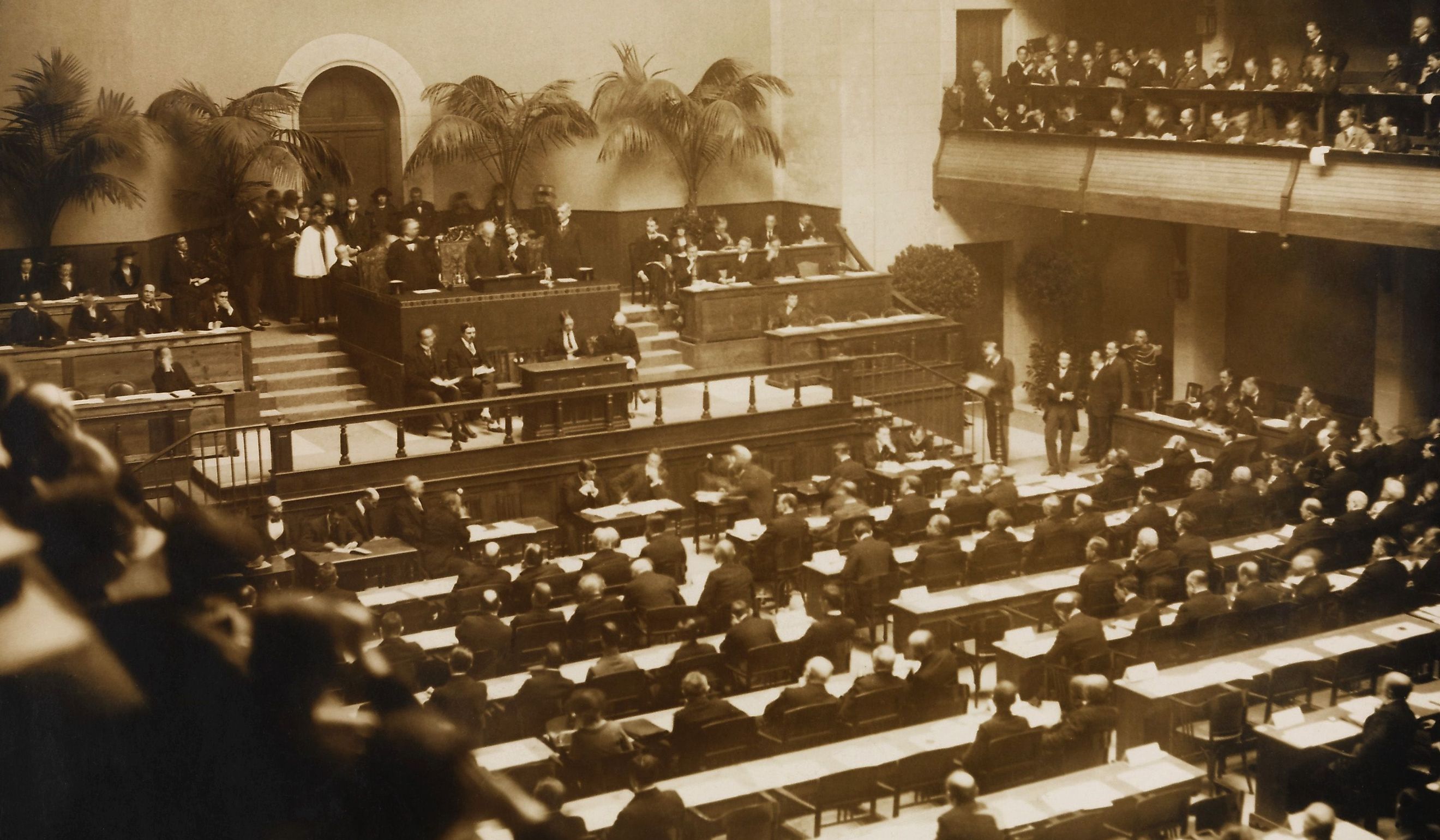 Official opening of the League of Nations, Geneva, Switzerland, Nov. 15, 1920