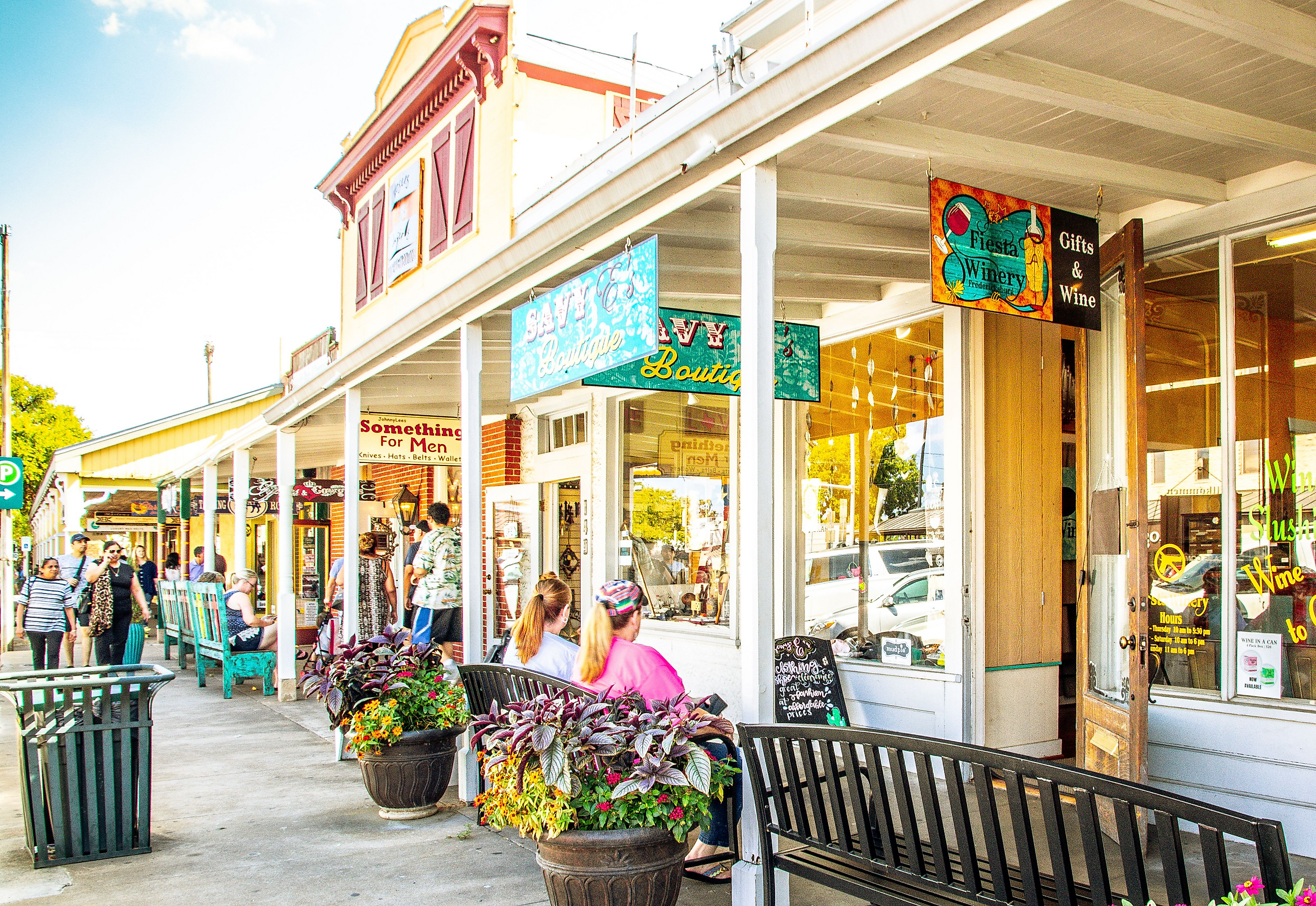  The Main Street in Frederiksburg, Texas, via ShengYing Lin / Shutterstock.com