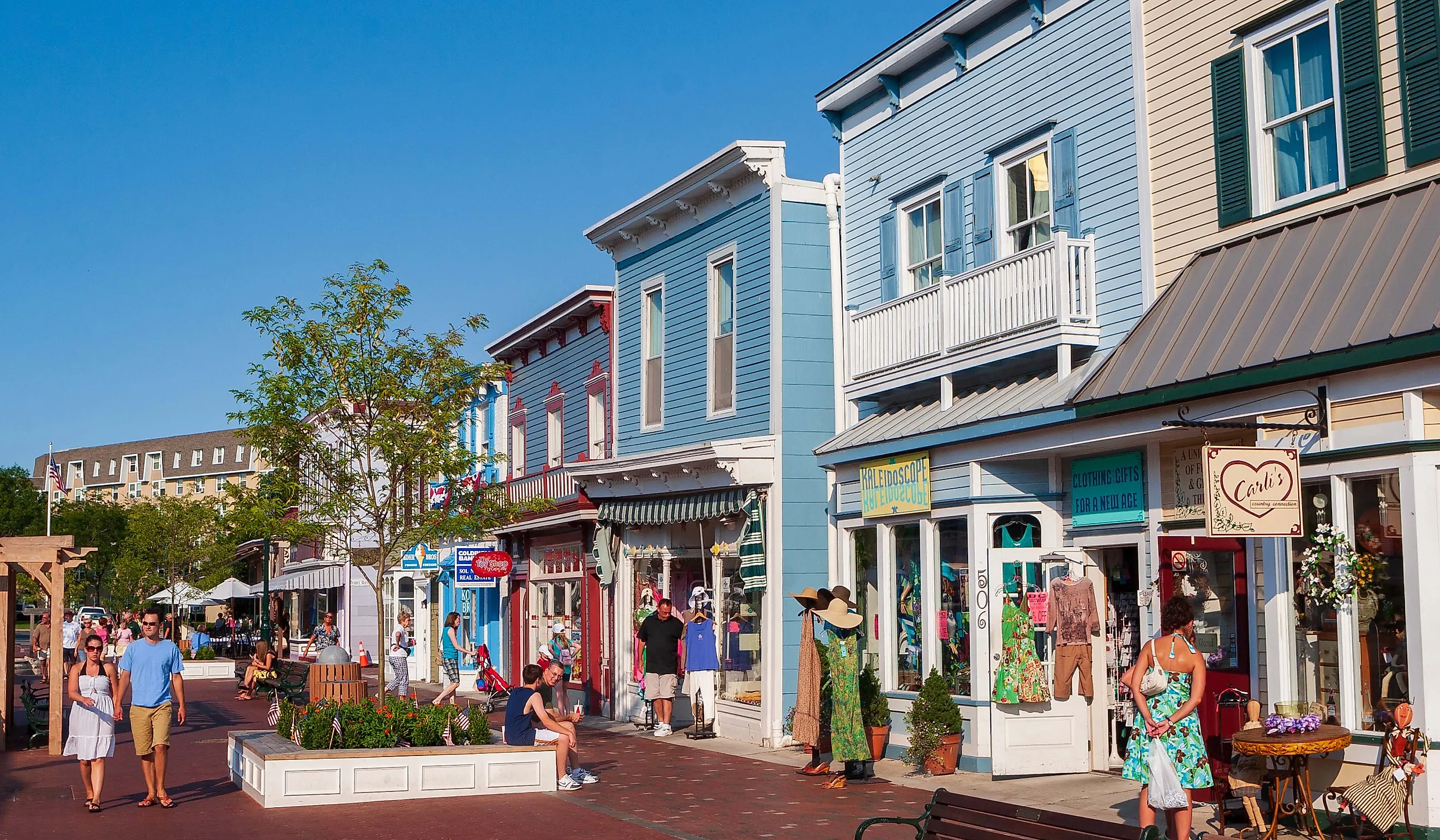 Washington Street Mall in Cape May, New Jersey. Image credit JWCohen via Shutterstock