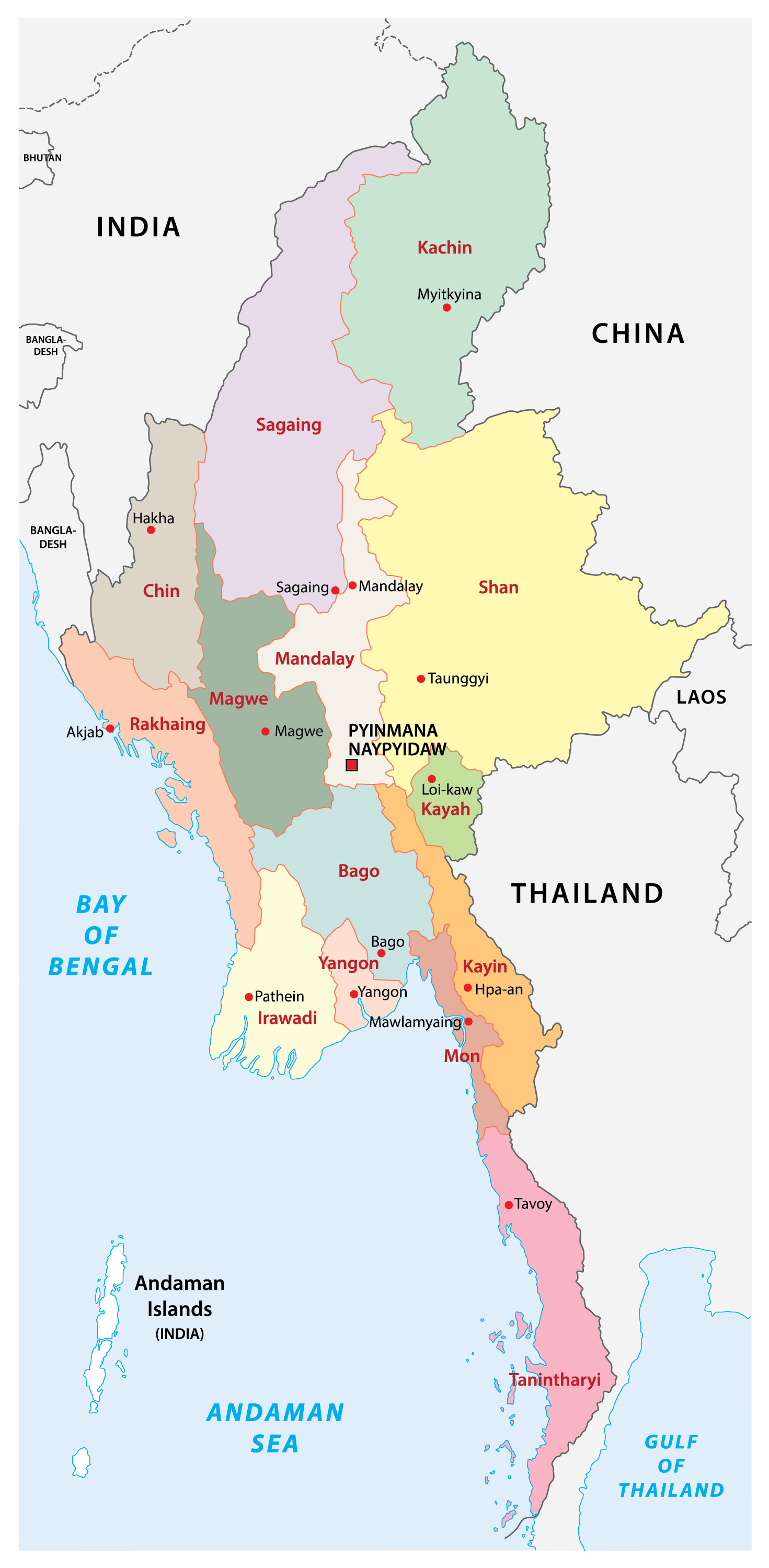 Myanmar Location Psawenm