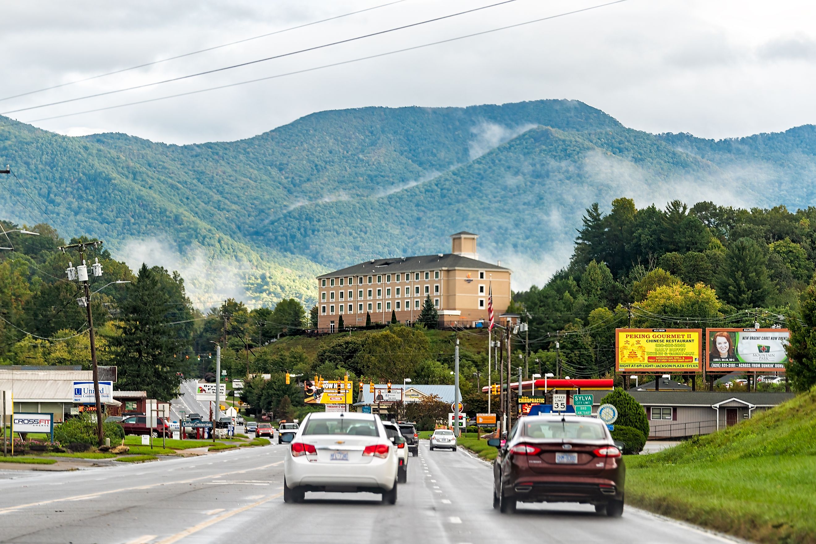 Downtown Sylva, North Carolina. Editorial credit: Kristi Blokhin / Shutterstock.com.