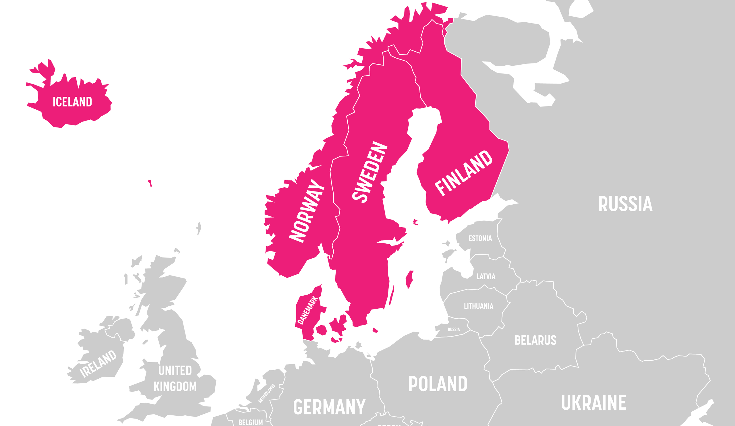 Scandinavia Map 