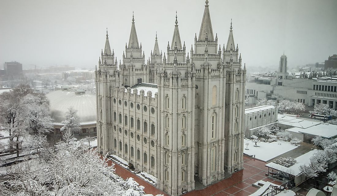 The Worlds Largest Mormon Temple Worldatlas 