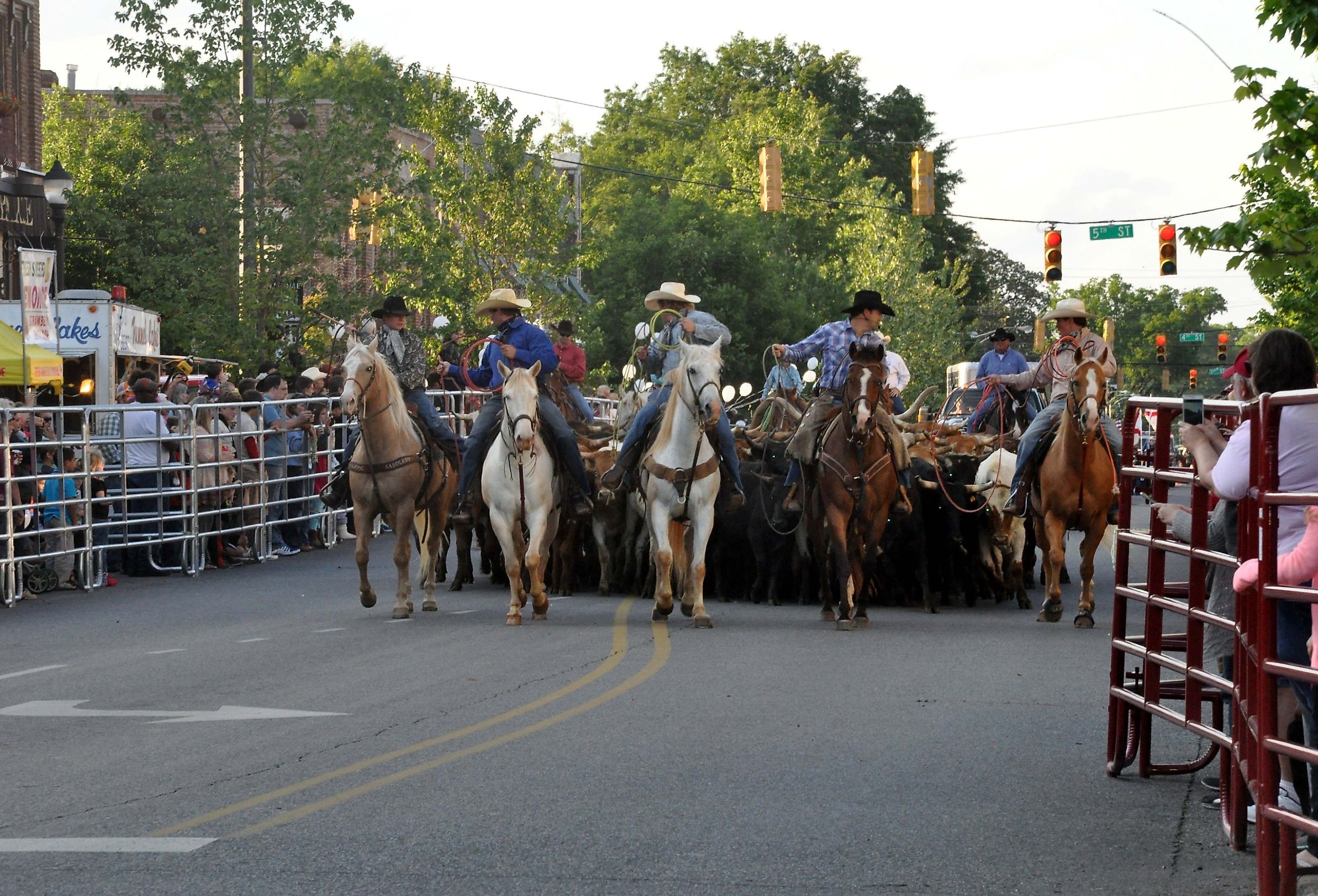 Rodeo parade in Tuscumbia, Alabama. Image credit Luisa P Oswalt via Shutterstock