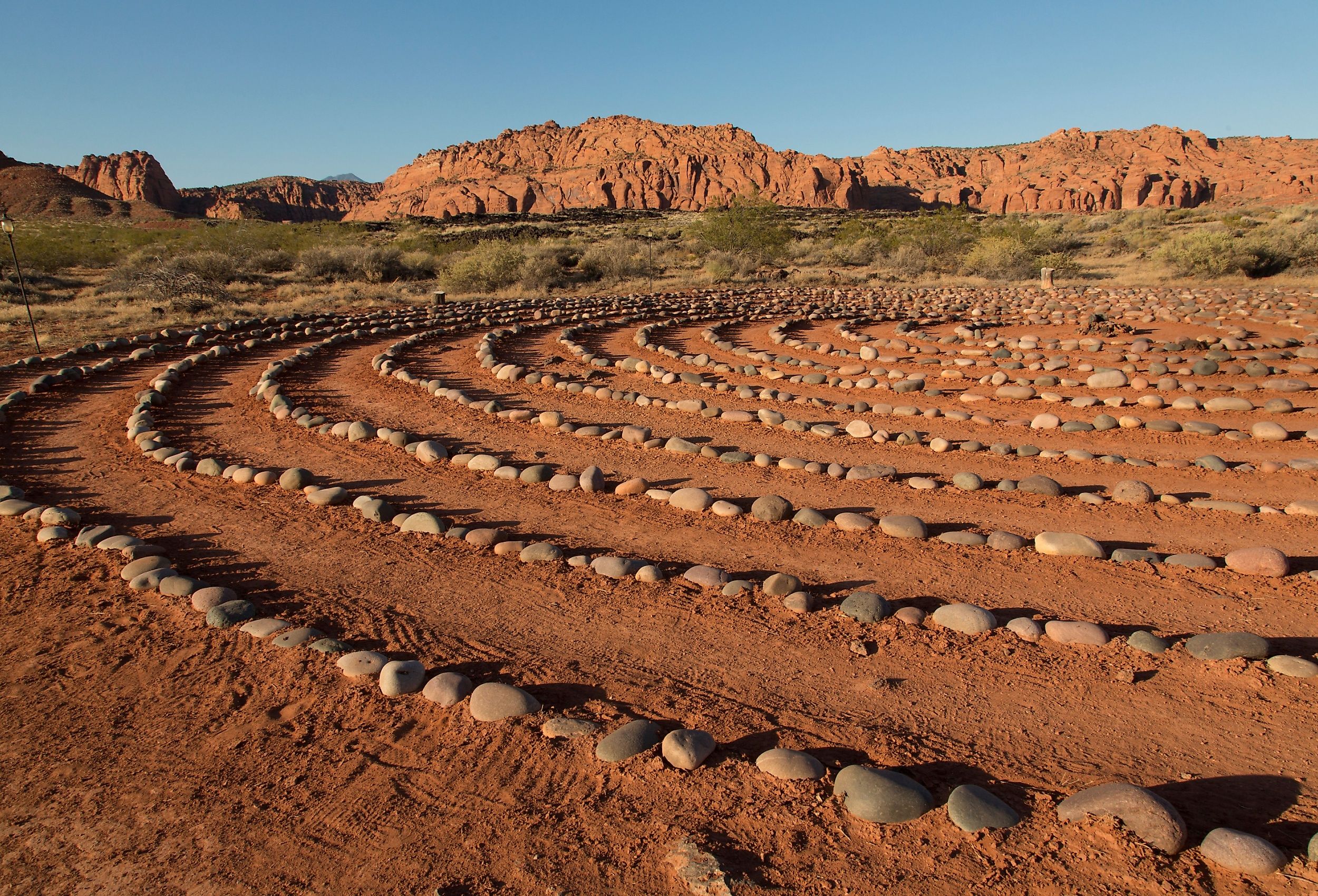 Kayenta Desert Rose Labyrinth in Ivins, Utah.