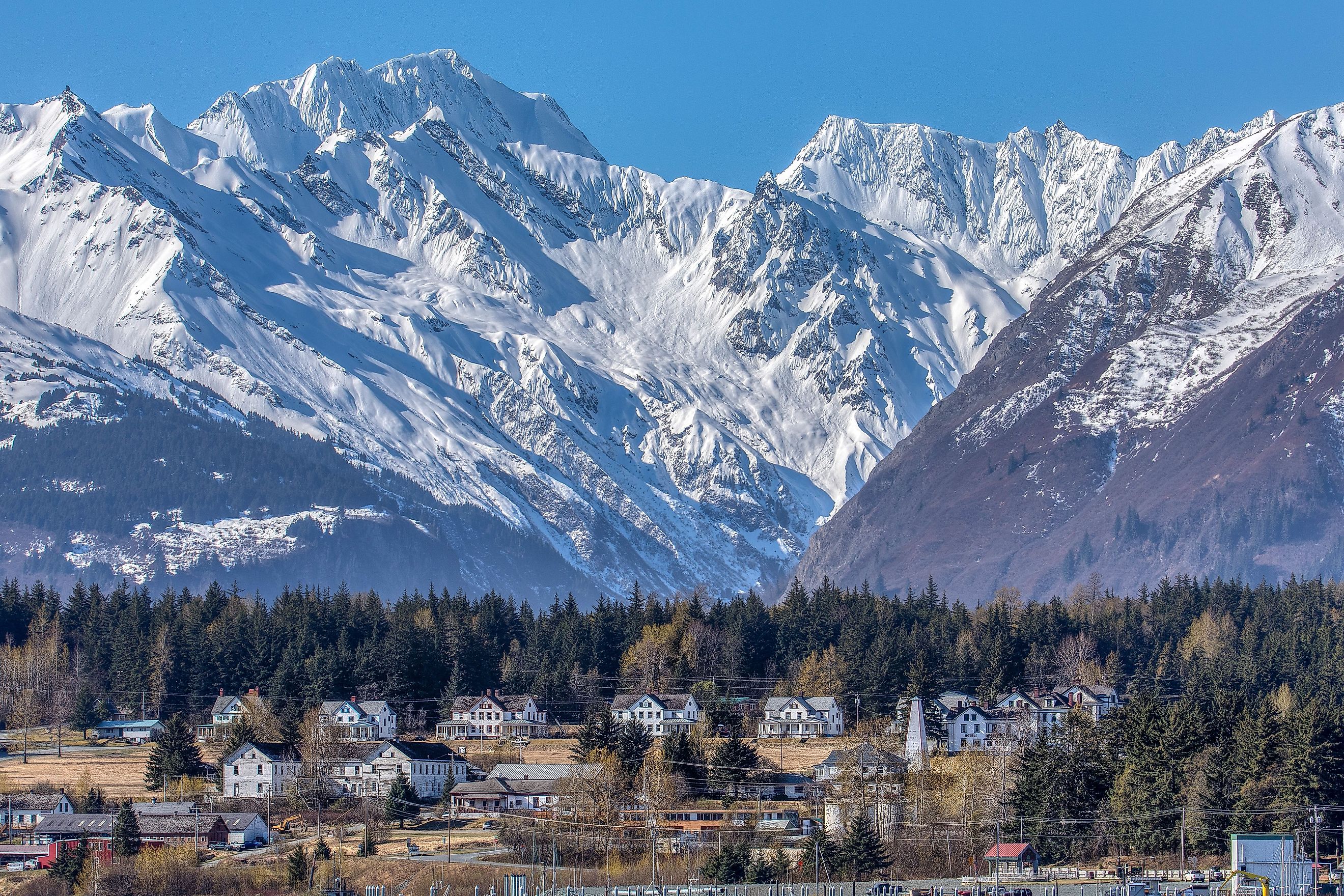 The beautiful town of Haines, Alaska.