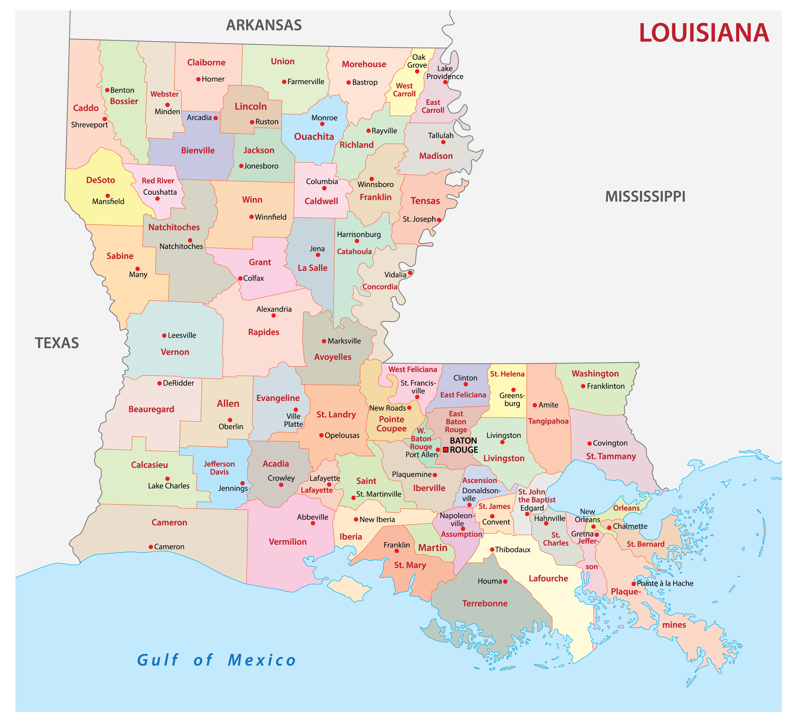 Louisiana Pictures and Facts