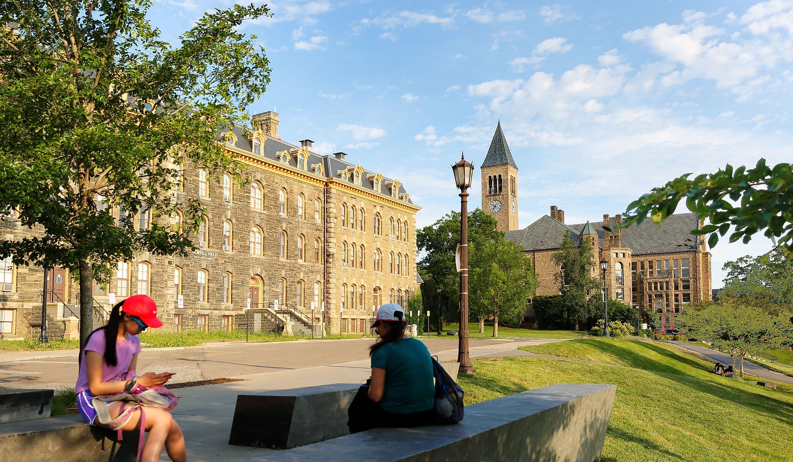 The Uris Library and McGraw Tower on campus of Cornell University. Editorial credit: Jay Yuan / Shutterstock.com