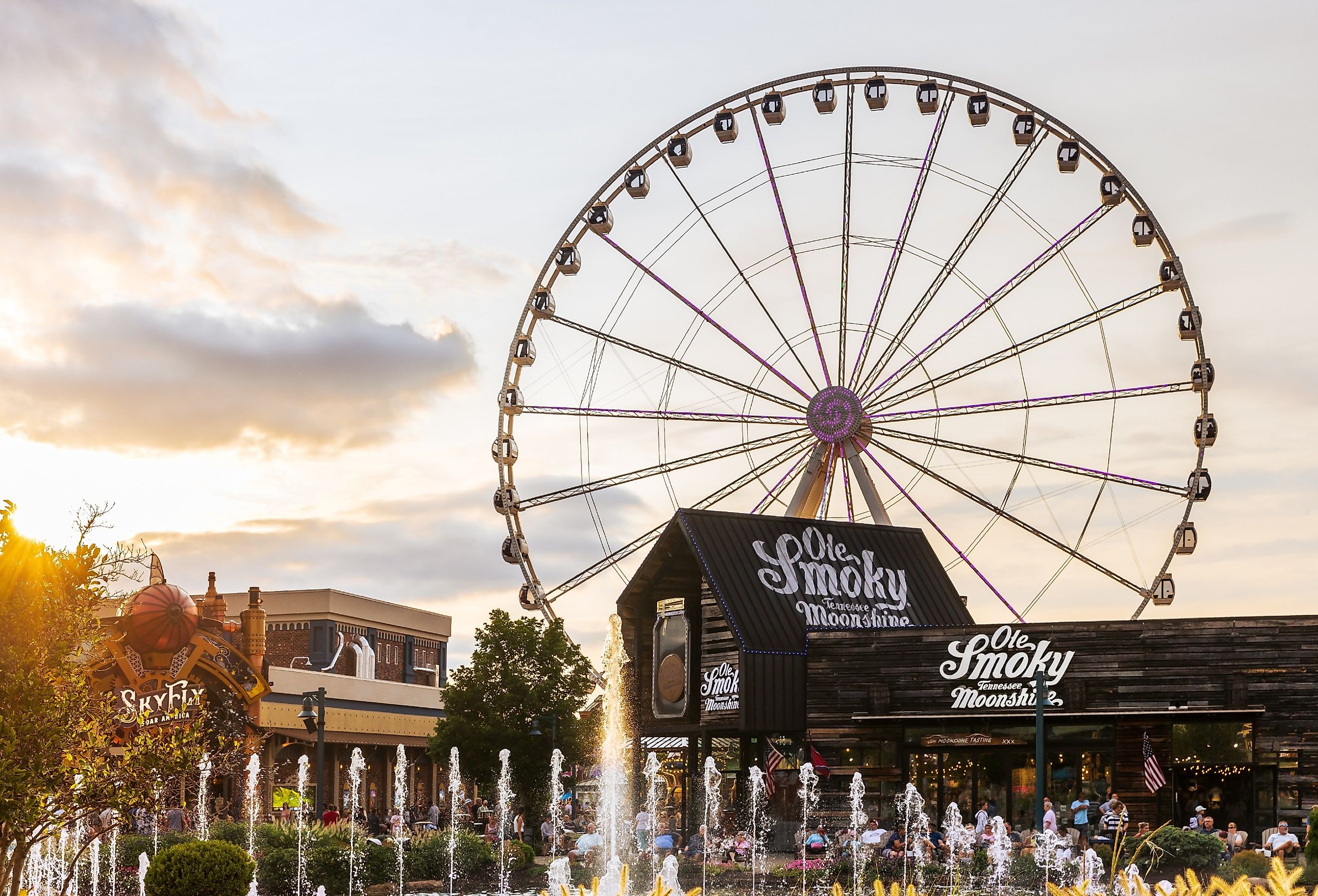 The Island in Pigeon Forge, Tennessee. Image credit Joseph Hendrickson via Shutterstock