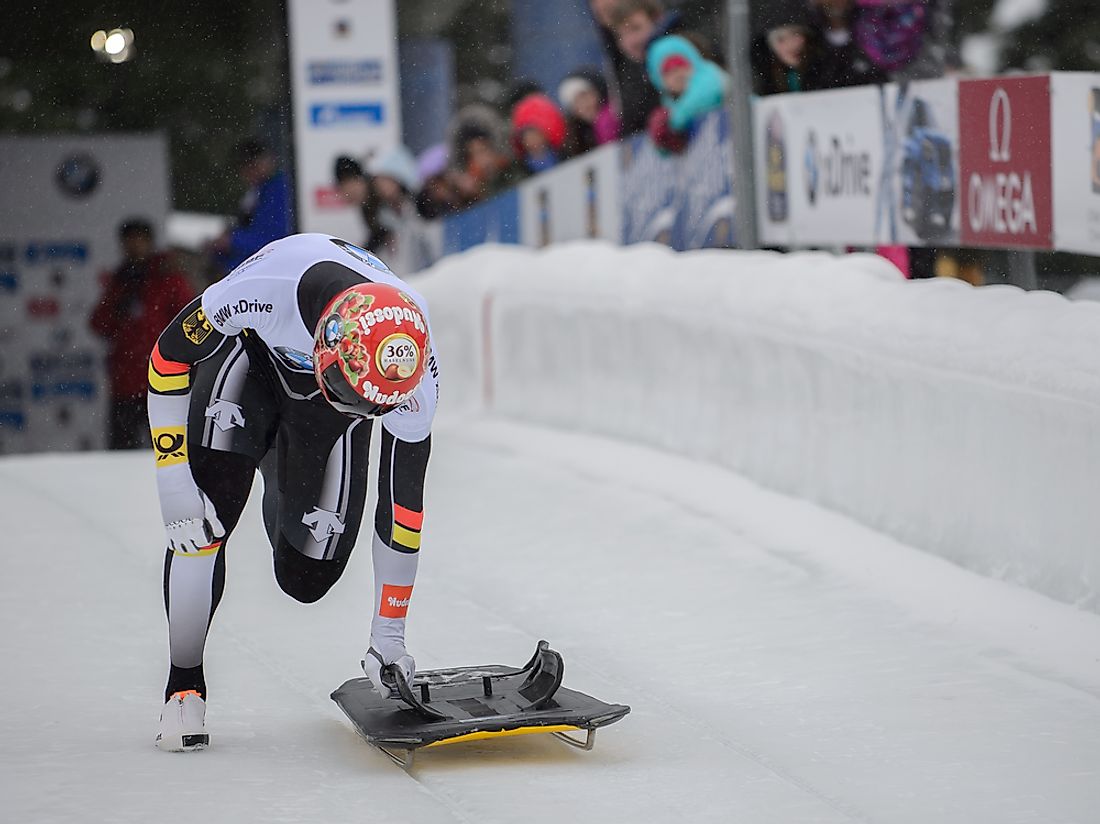 Winter Olympic Games: Skeleton - WorldAtlas