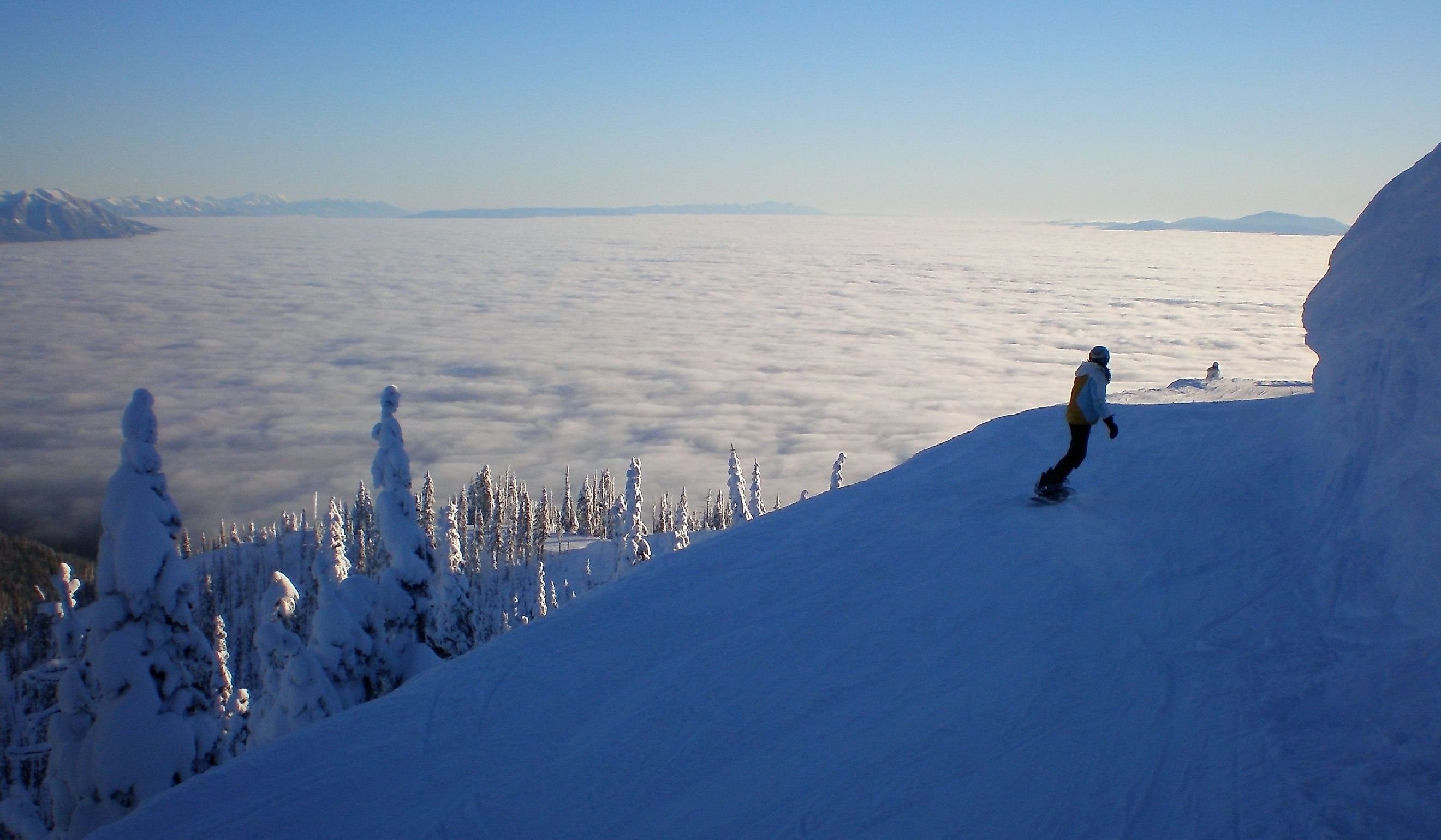 Above the clouds at Whitefish Resort (formerly Big Mountain) - by Spencer Hyde.