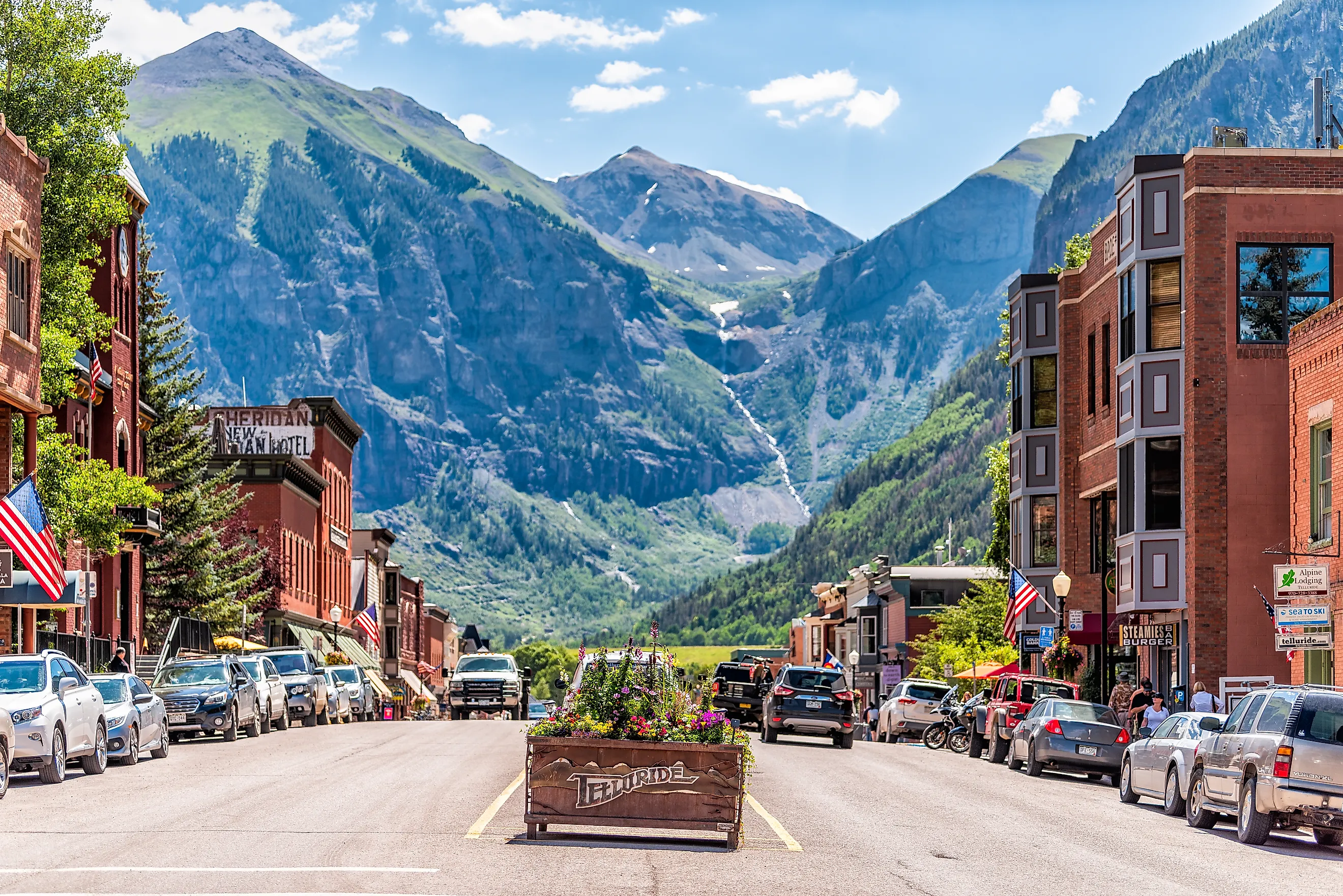 Beautiful downtown area of Telluride, Colorado. Image credit: Kristi Blokhin / Shutterstock.com.