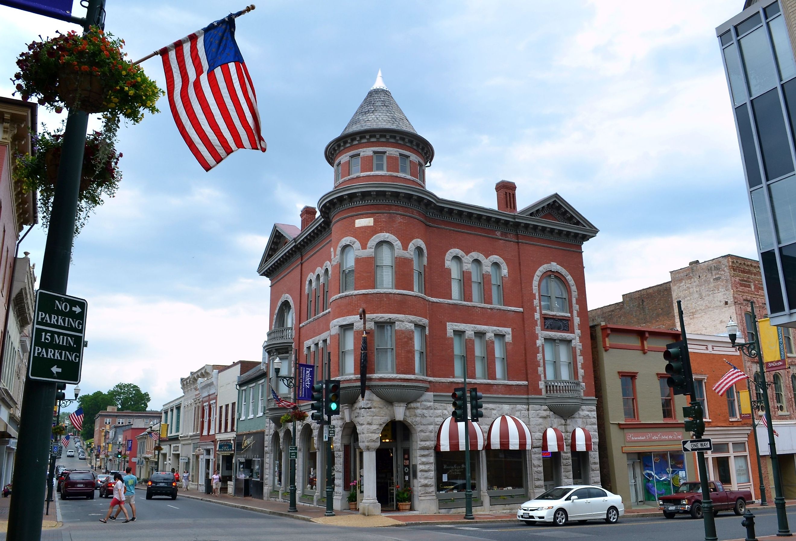 Downtown Historic Staunton, Virginia. Image credit MargJohnsonVA via Shutterstock