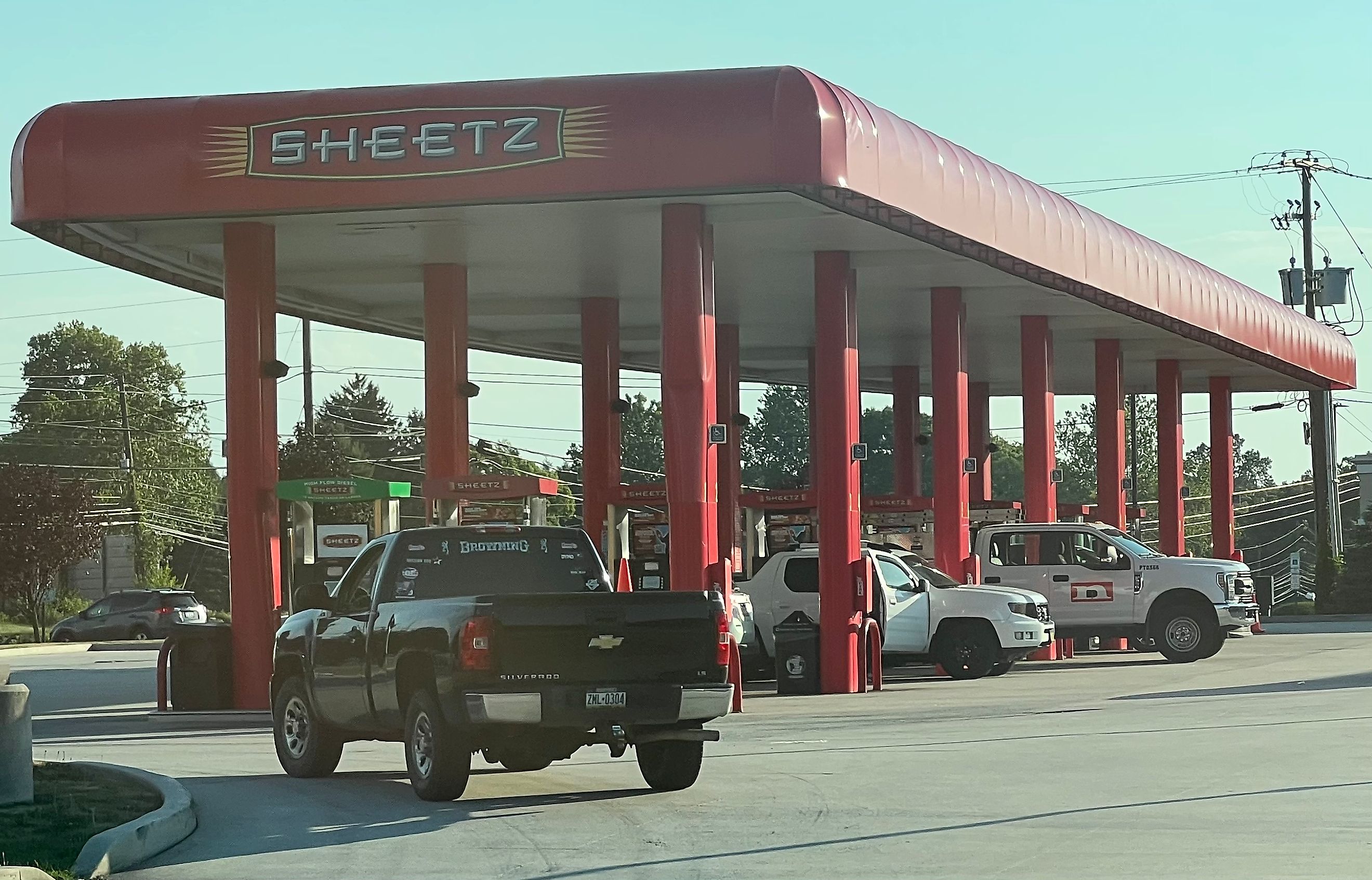 A Sheetz gas station in Silver Spring Township, Pennsylvania.