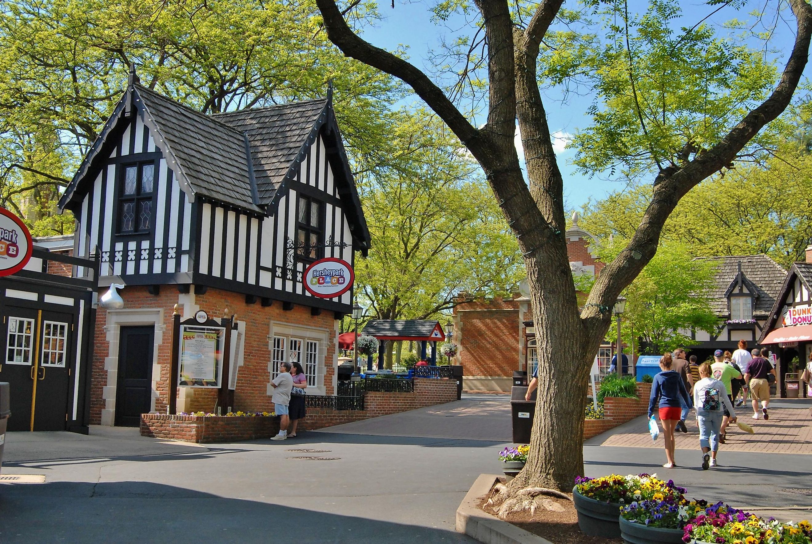 Hershey Park in Hershey, Pennsylvania, USA. Editorial credit: Lissandra Melo / Shutterstock.com