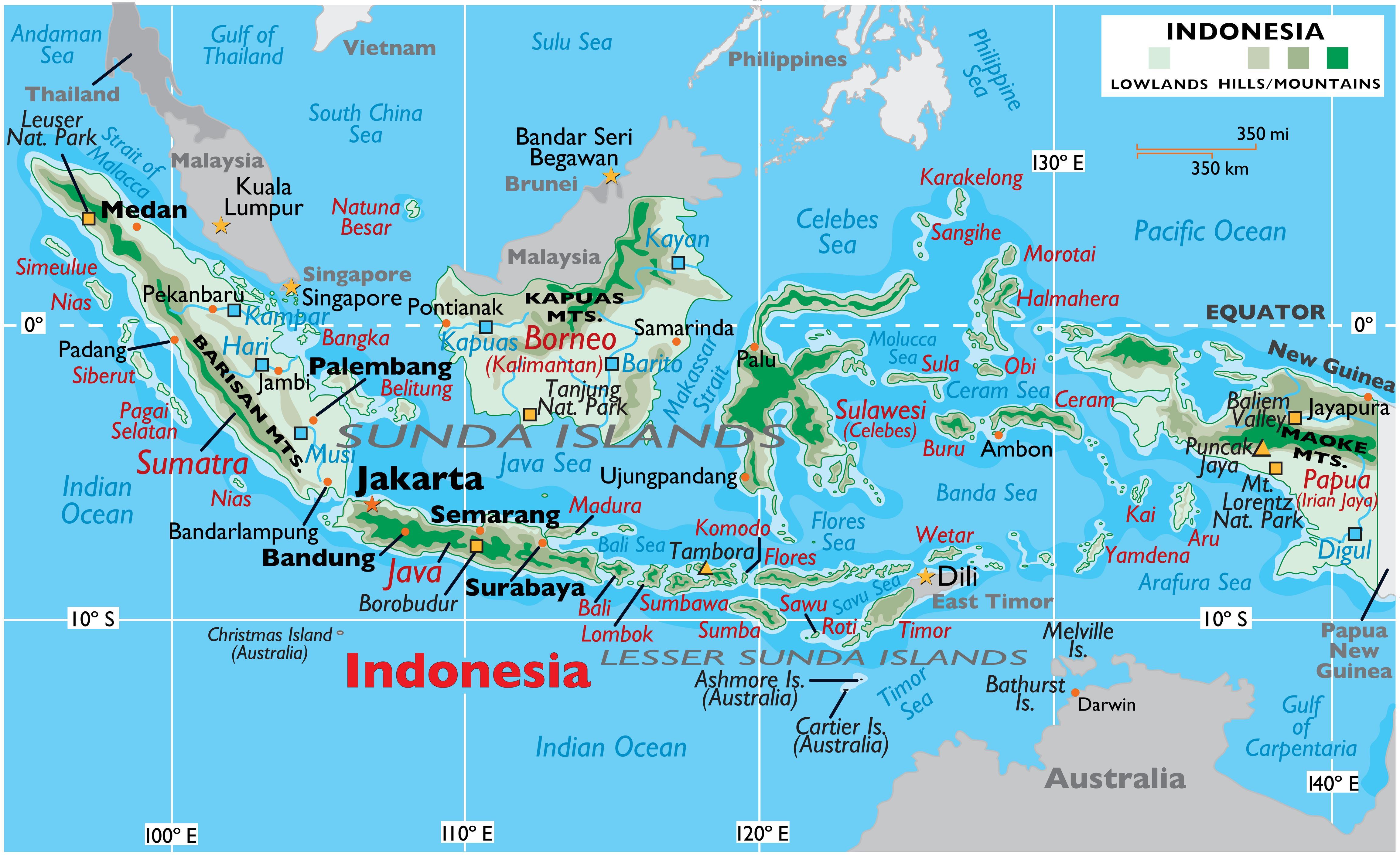 インドネシア・全土の詳細地図帳(Indonesia Travel Atlas)-
