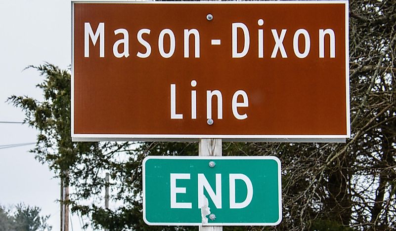 Where Is The Mason Dixon Line? - Worldatlas