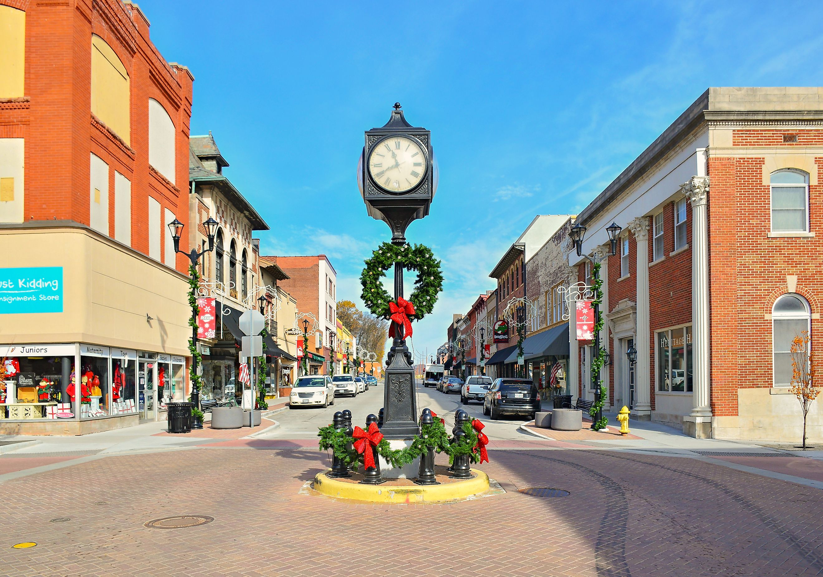 Downtown Cape Girardeau, Missouri. Editorial credit: Steven Liveoak / Shutterstock.com.