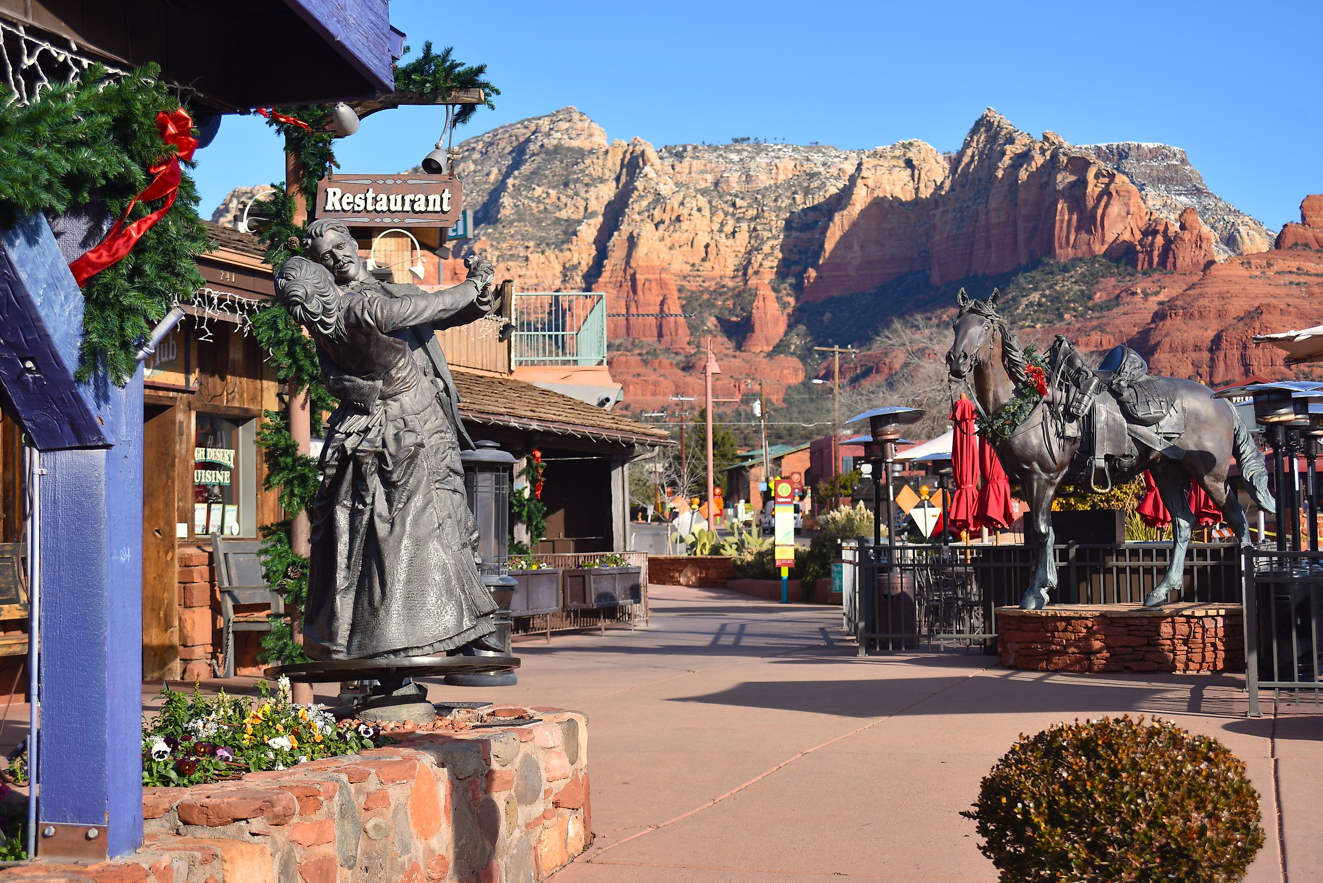 Main Street in Sedona, Arizona. Editorial credit: Paul R. Jones / Shutterstock.com.