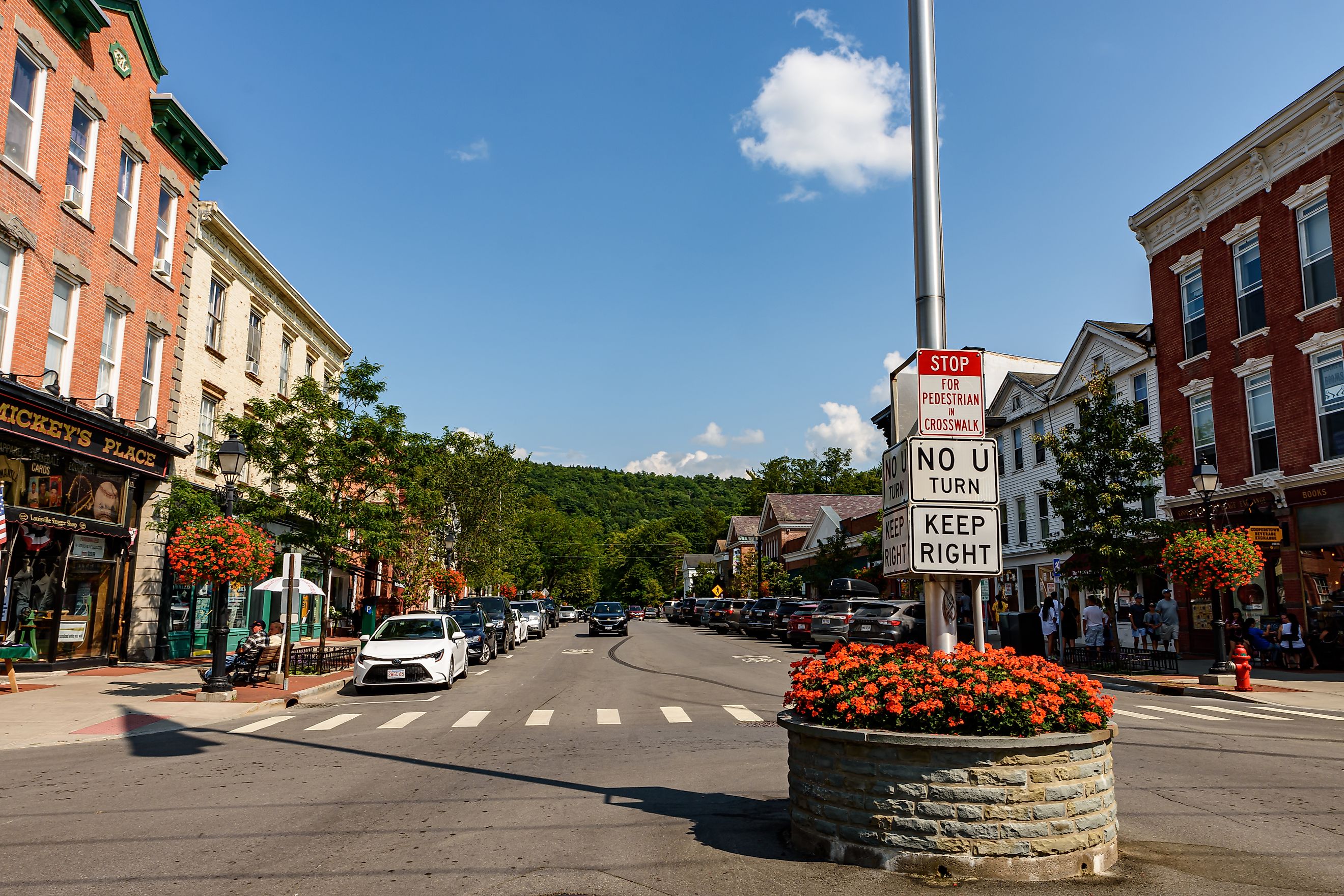 Main Street in Cooperstown, New York. Image credit Michelangelo DeSantis via Shutterstock