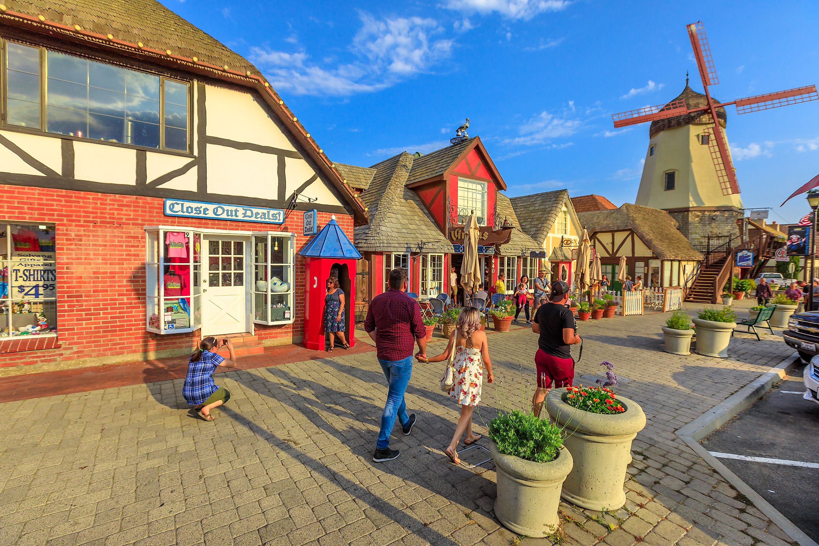 The charming town of Solvang, California. Editorial credit: Benny Marty / Shutterstock.com.