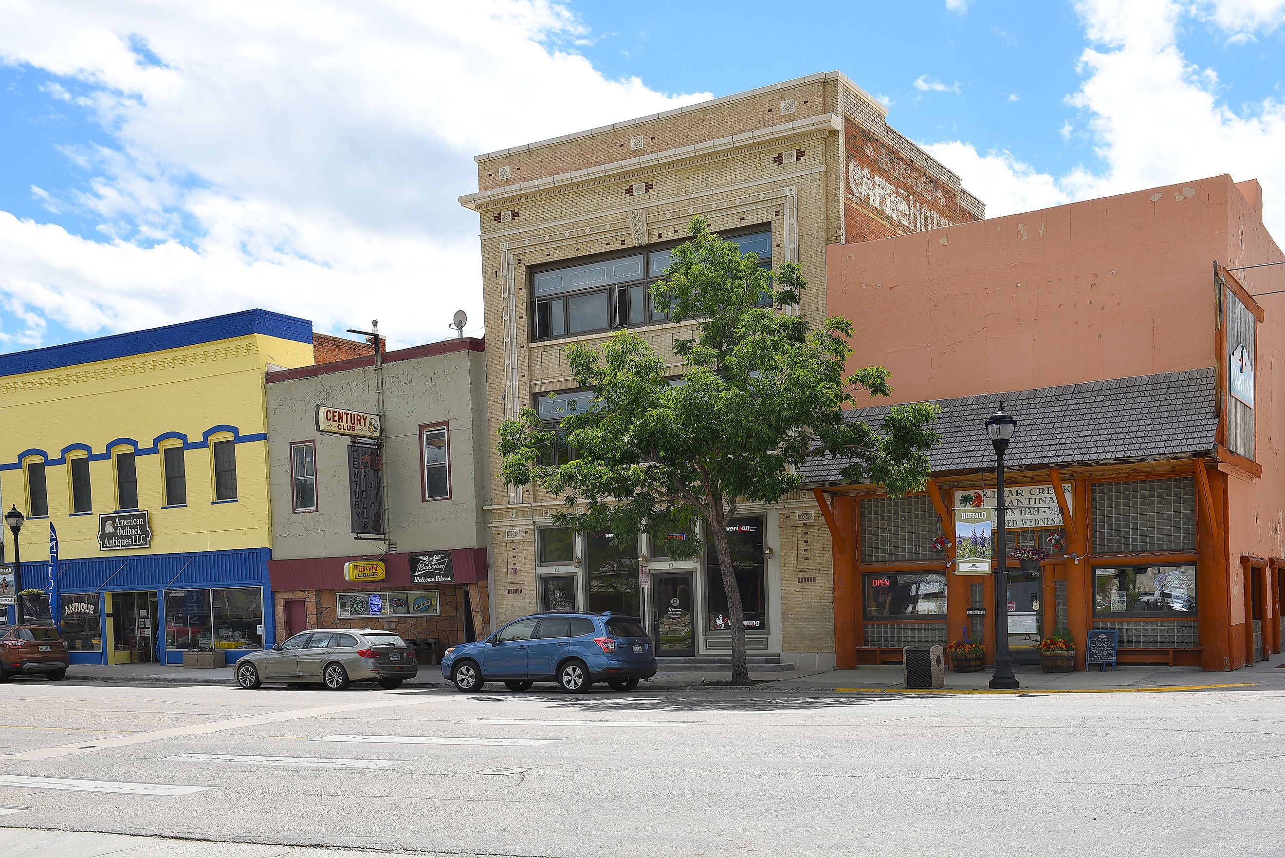 Main Street Shops Buffalo, Wyoming, via Steve Cukrov / Shutterstock.com