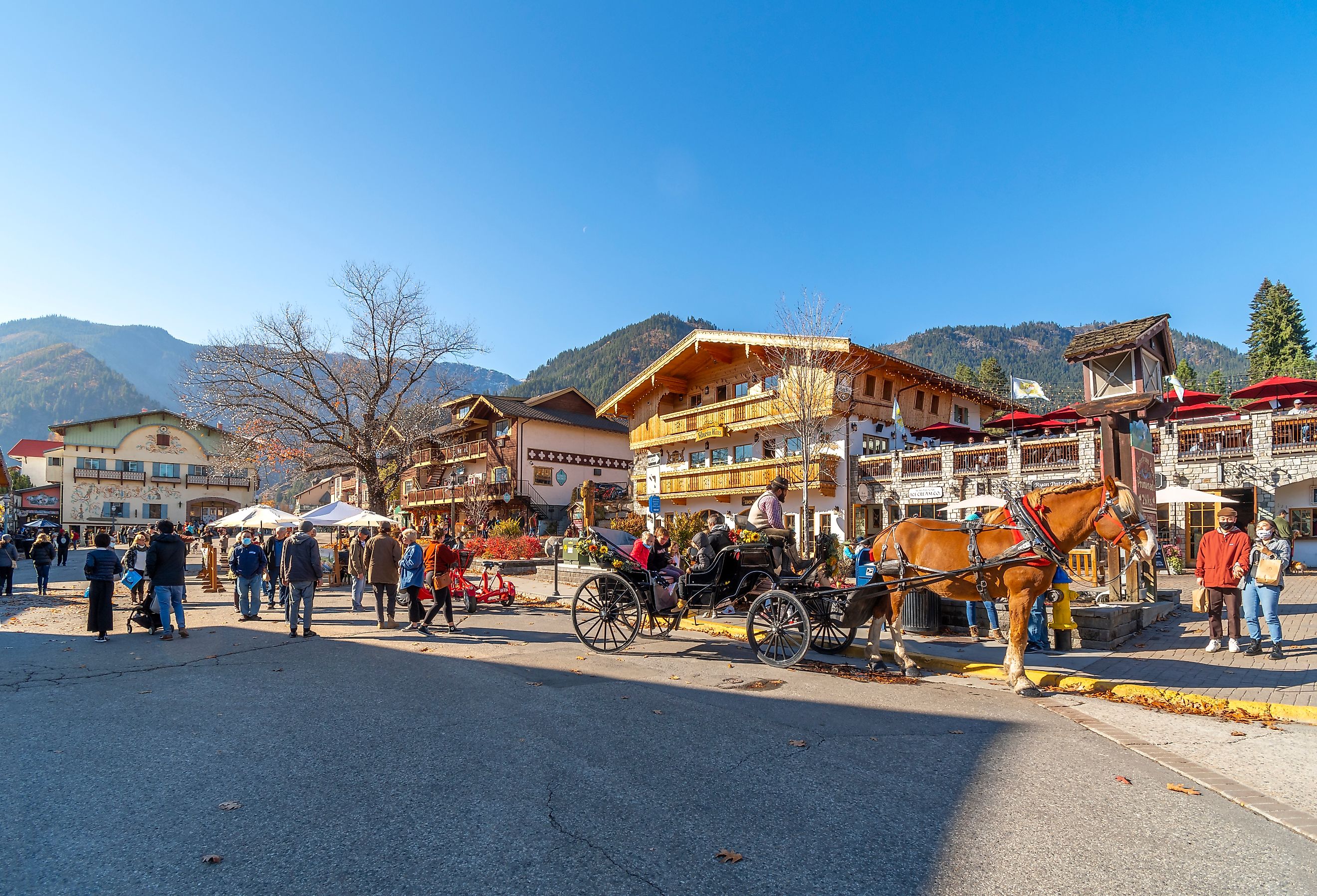 The charming town of Leavenworth, Washington. Image credit Kirk Fisher via Shutterstock.com