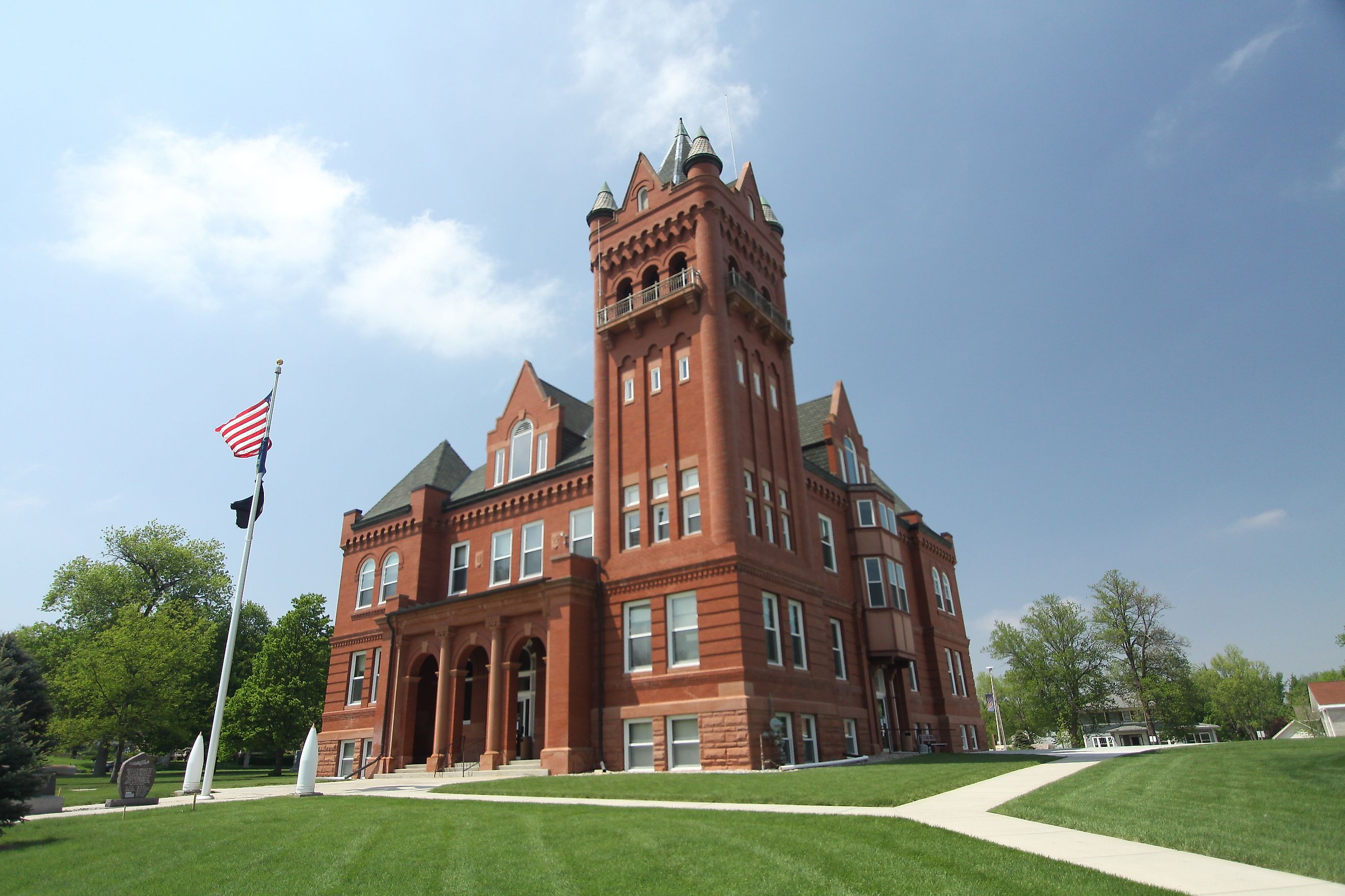 Wayne County Courthouse in Wayne, Nebraska.