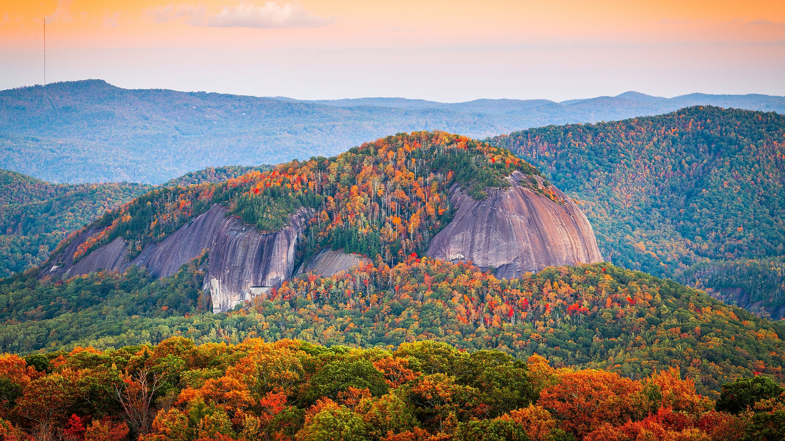 Pisgah National Forest near the Skyterra Wellness Retreat in North Carolina,