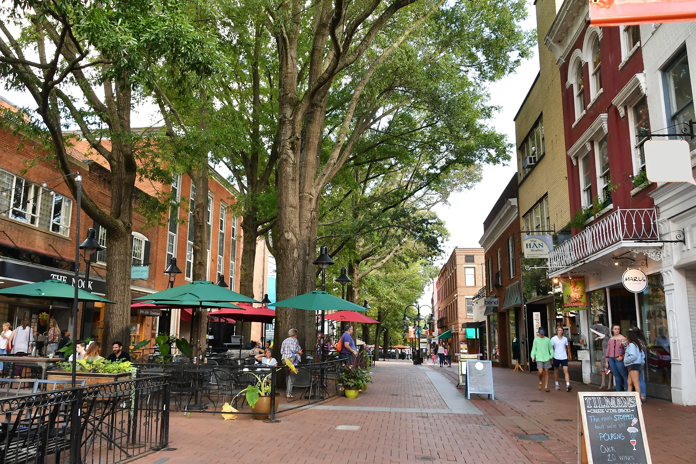 Downtown Mall in Charlottesville, Virginia, via MargJohnsonVA / Shutterstock.com