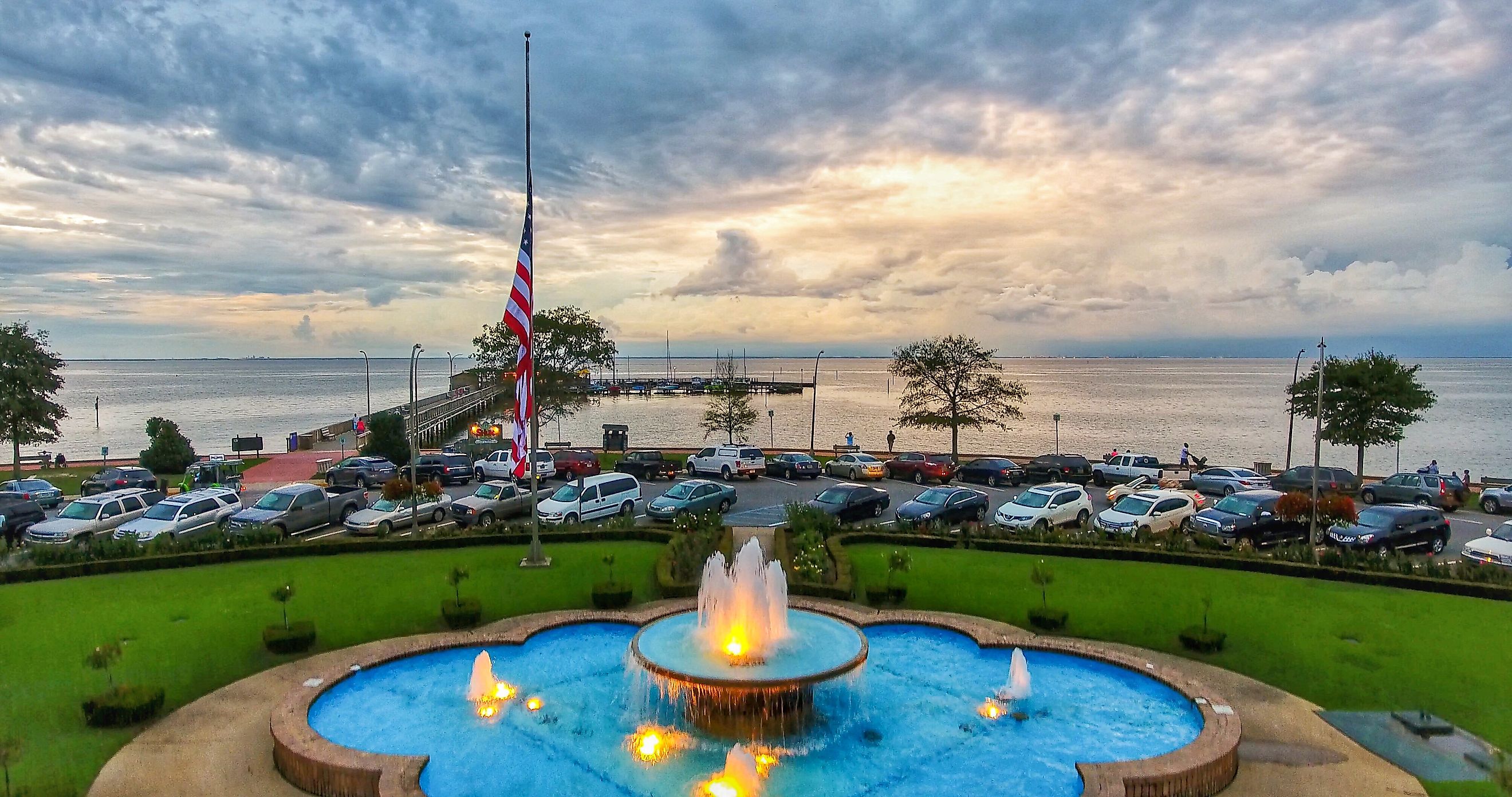 Fairhope Municipal Pier on Mobile Bay.