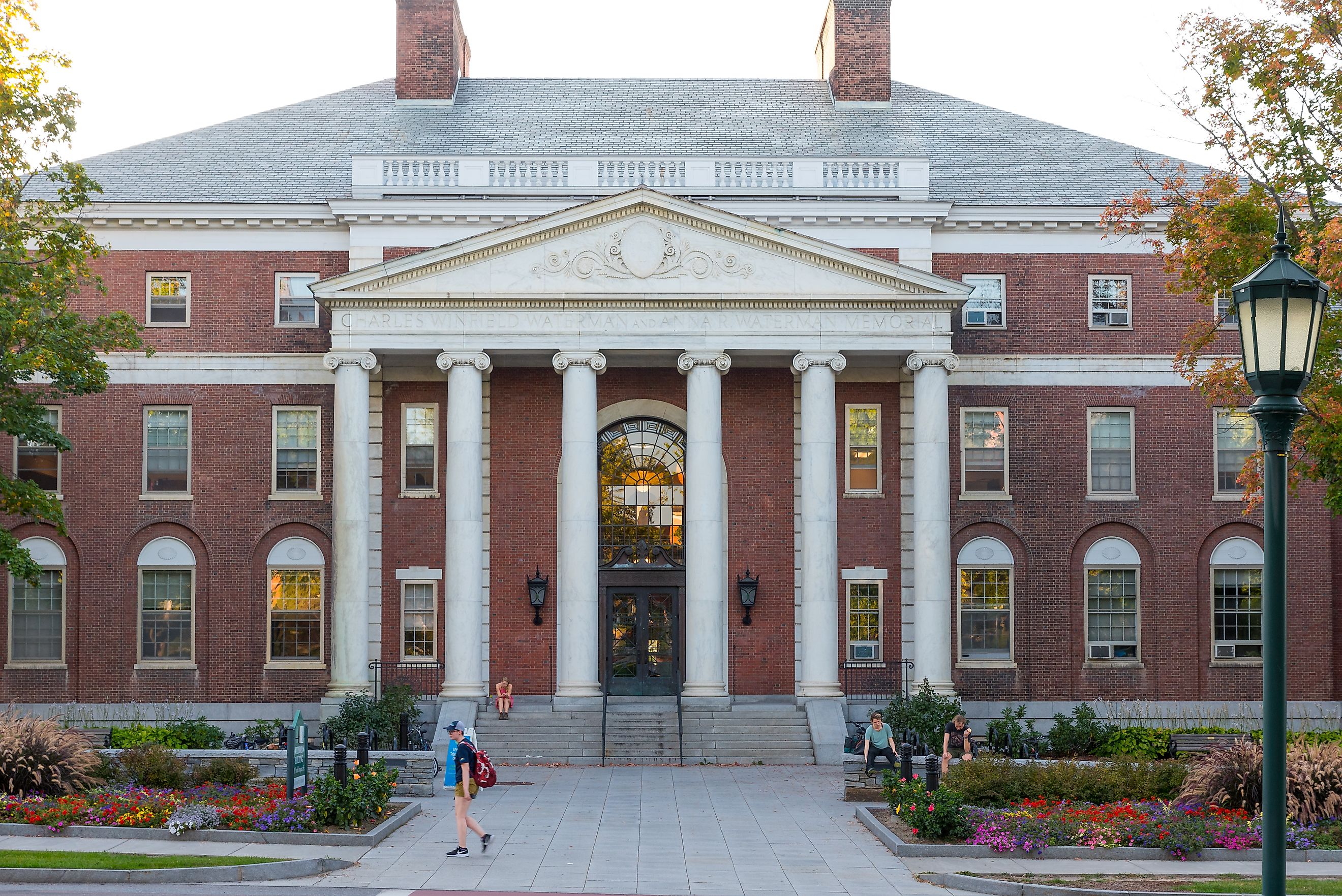 Waterman Building, University of Vermont, Burlington, VT. Editorial credit: Bob LoCicero / Shutterstock.com