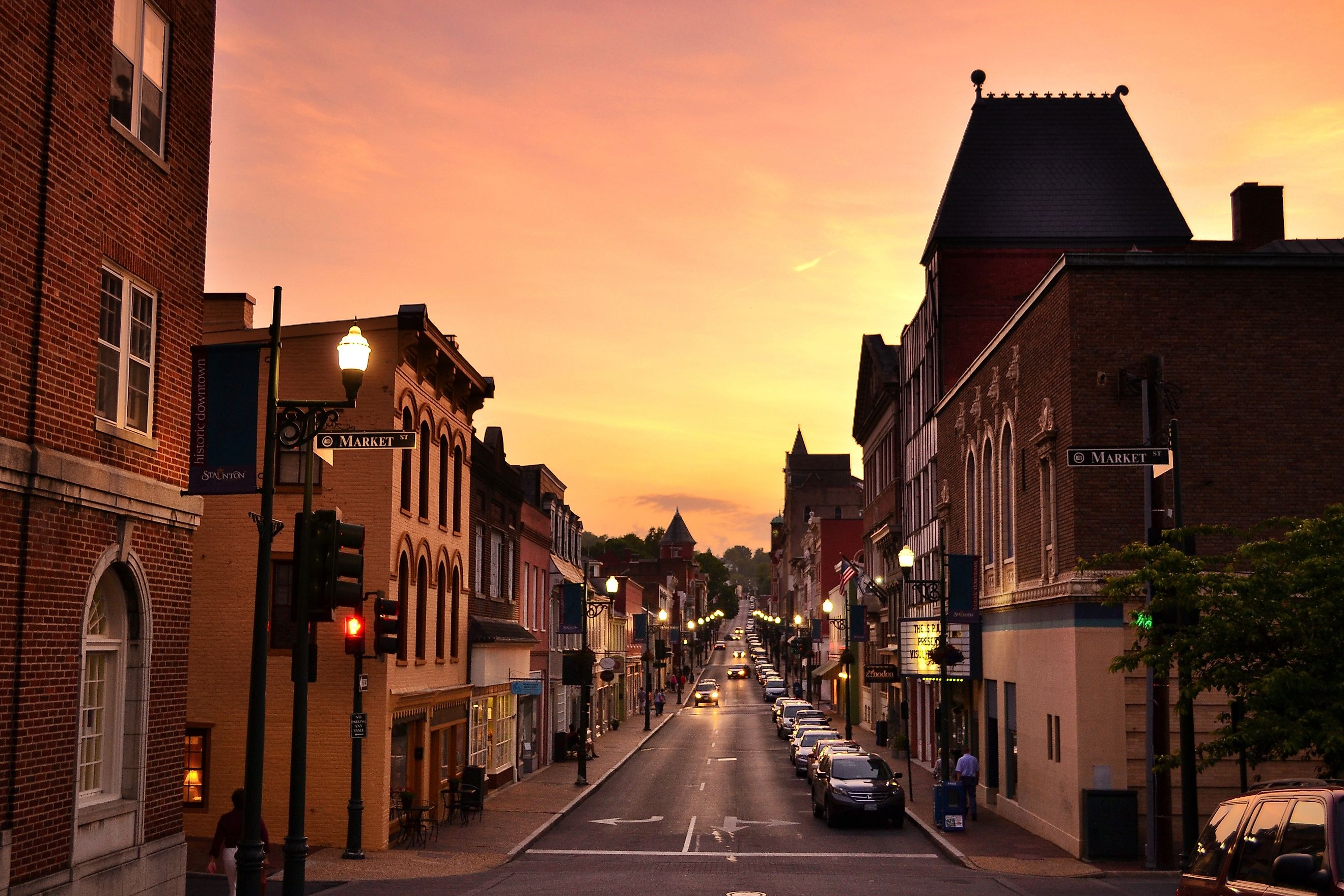 Staunton, Virginia. Editorial credit: MargJohnsonVA / Shutterstock.com