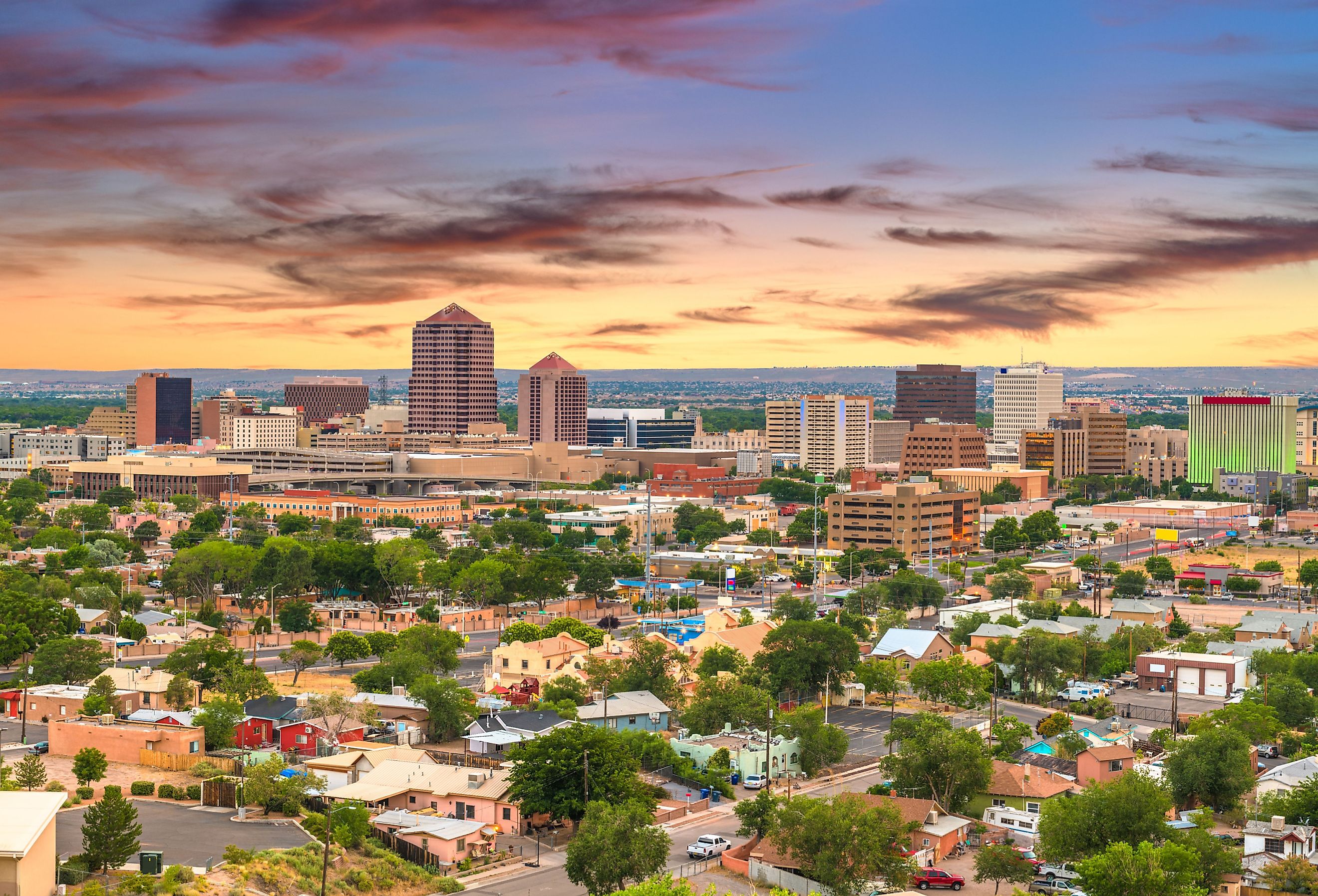 Albuquerque New Mexico WorldAtlas