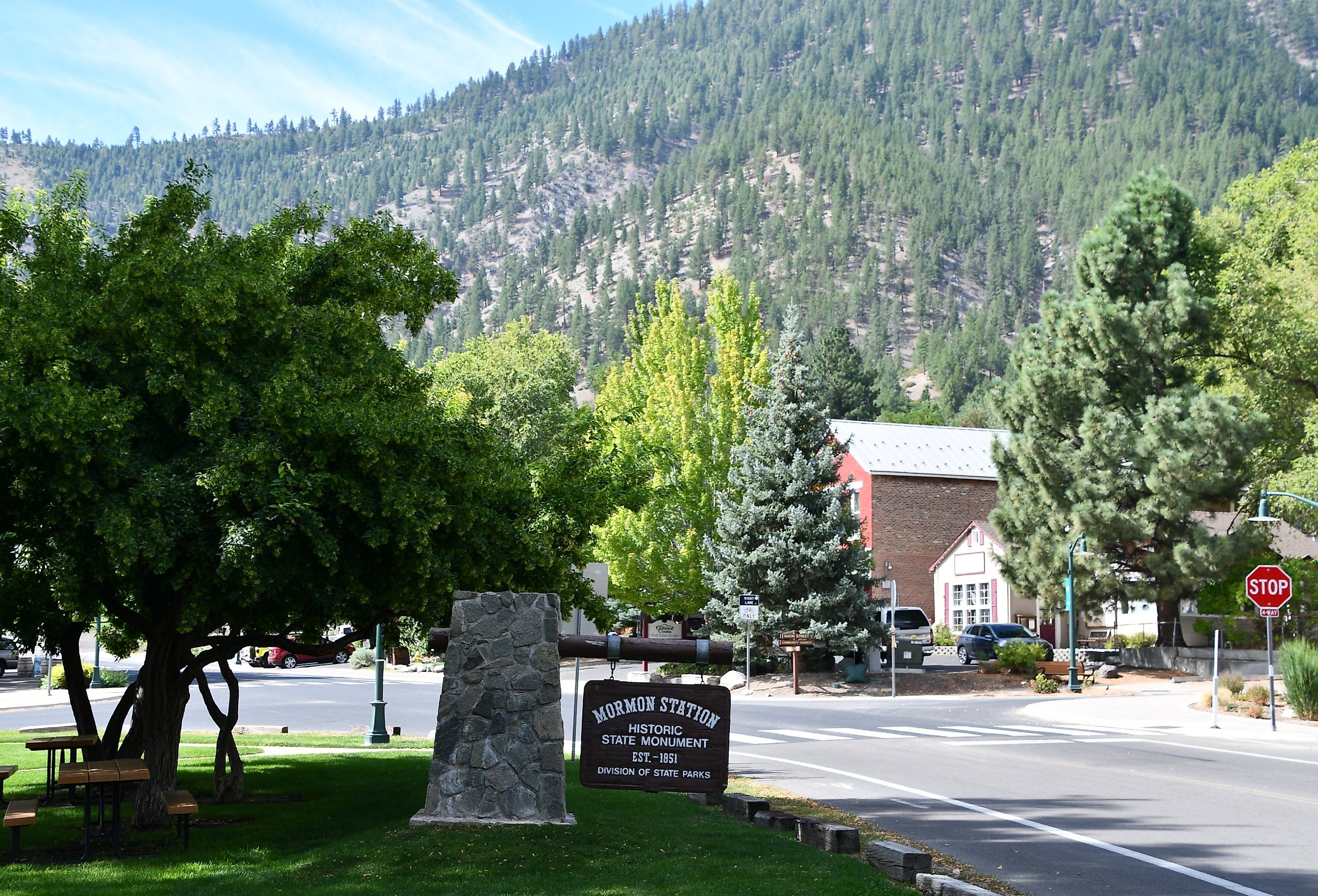 Mormon Station State Historic Park in Genoa, Nevada. Image credit Ritu Manoj Jethani via Shutterstock