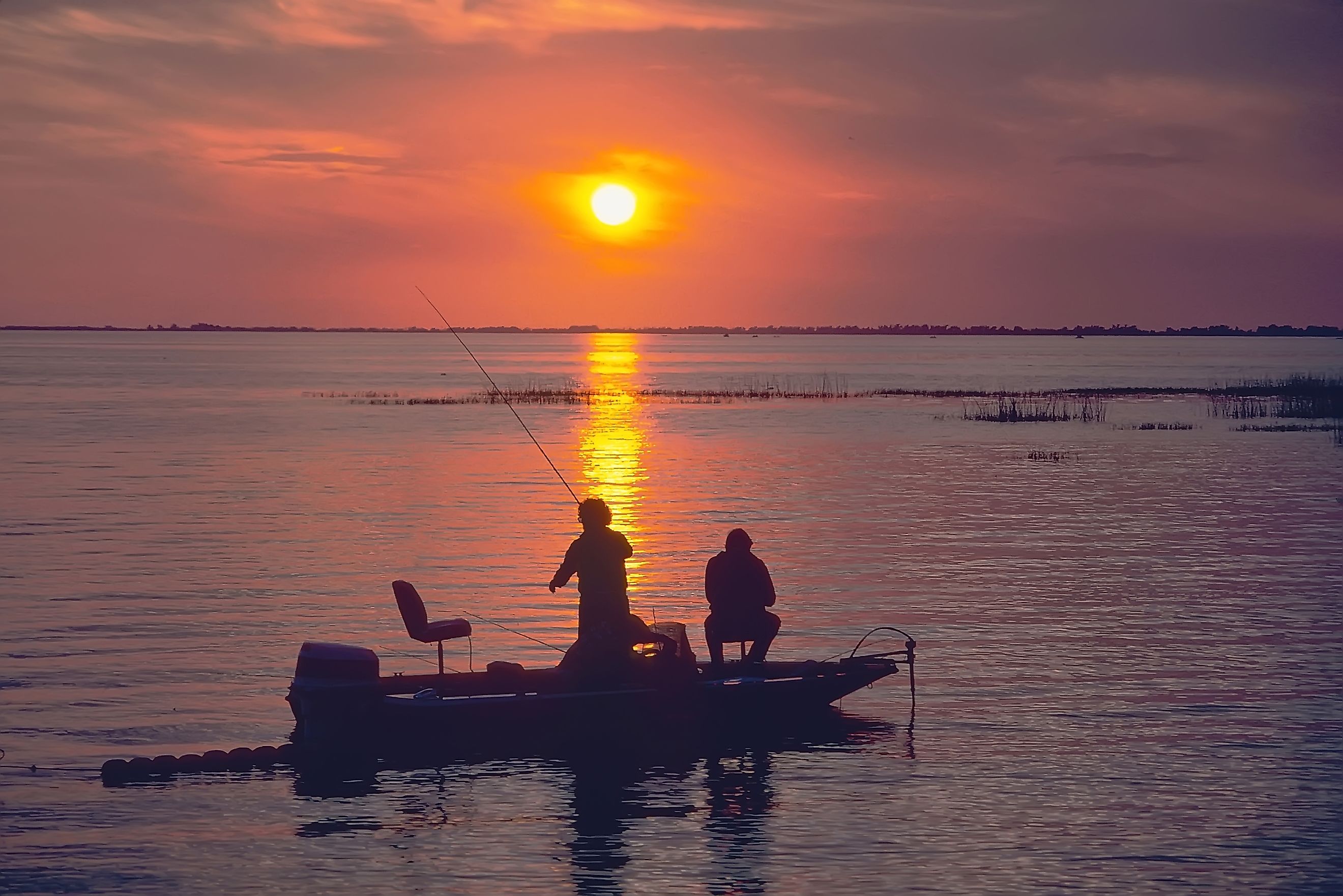 Lake Okeechobee, Florida.