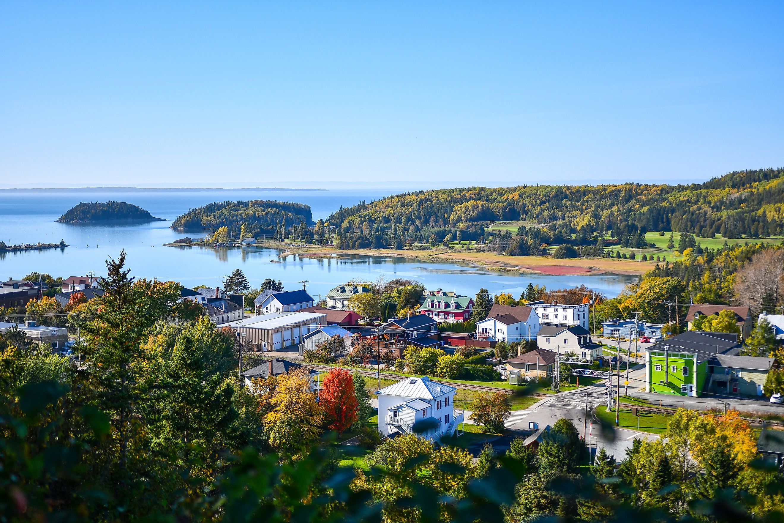 An aerial view of Rimouski. Shutterstock.com
