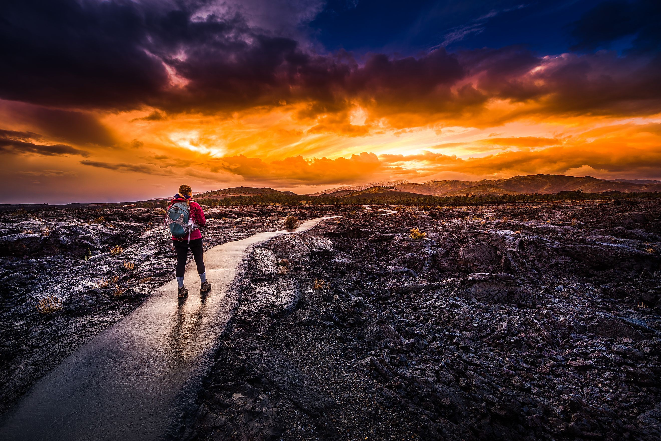 Craters of the Moon National Monument and Preserve near Arco, Idaho