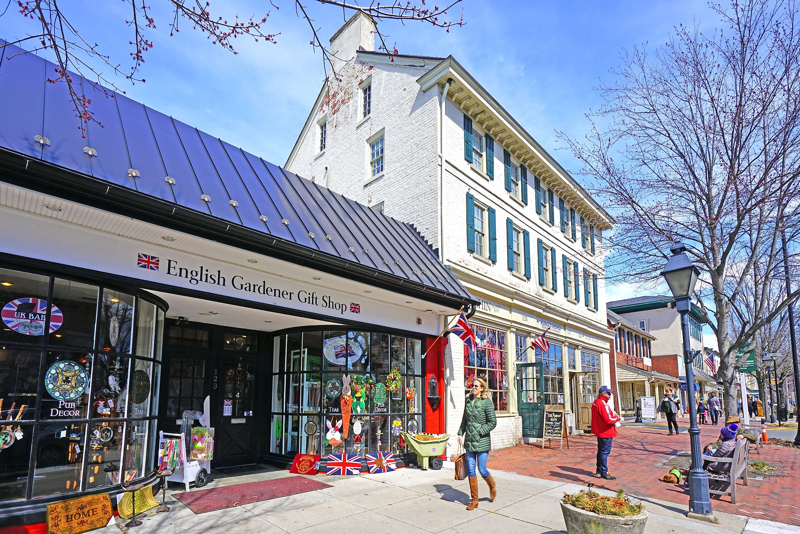 Located in Camden County, New Jersey, the historic town of Haddonfield. Editorial credit: EQRoy / Shutterstock.com