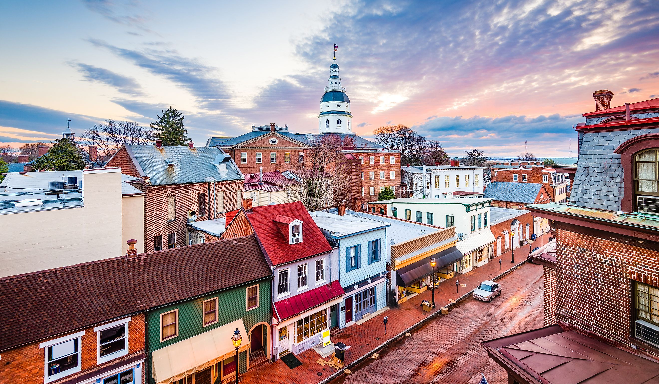 View of Chesapeake City, Maryland.