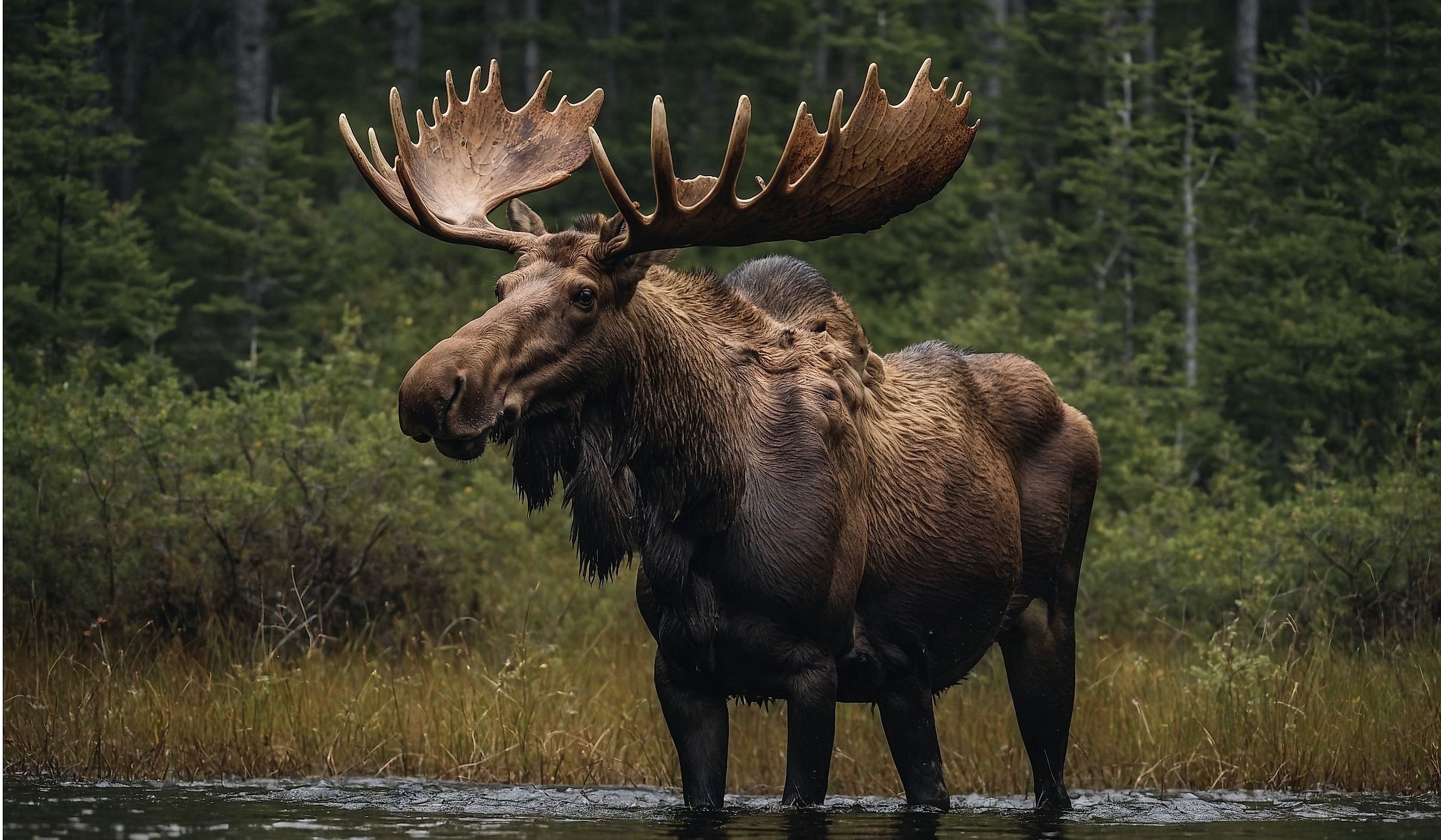 Majestic Moose captures the grandeur and presence of this iconic North American mammal.