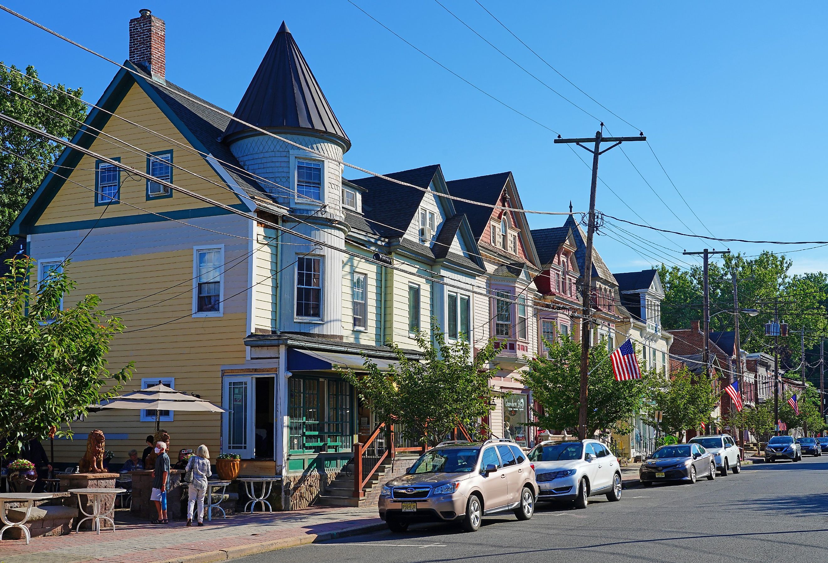 Picturesque historic Clinton, Hunterdon County, New Jersey. Image credit EQRoy via Shutterstock