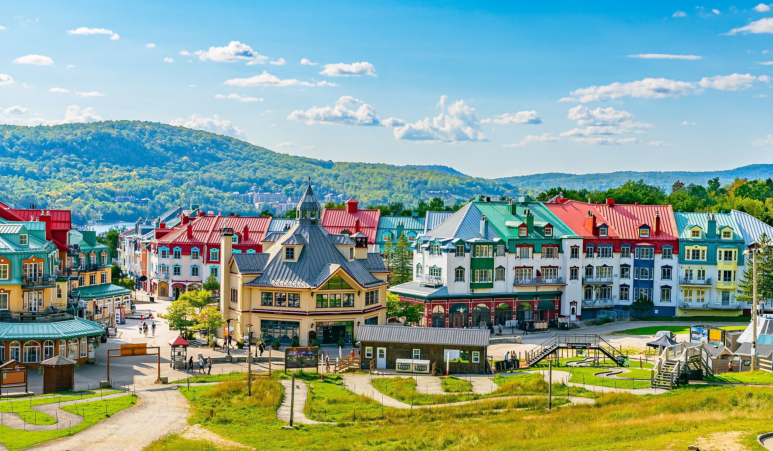 The unique and wonderful Mont-Tremblant resort village, Quebec, Canada.