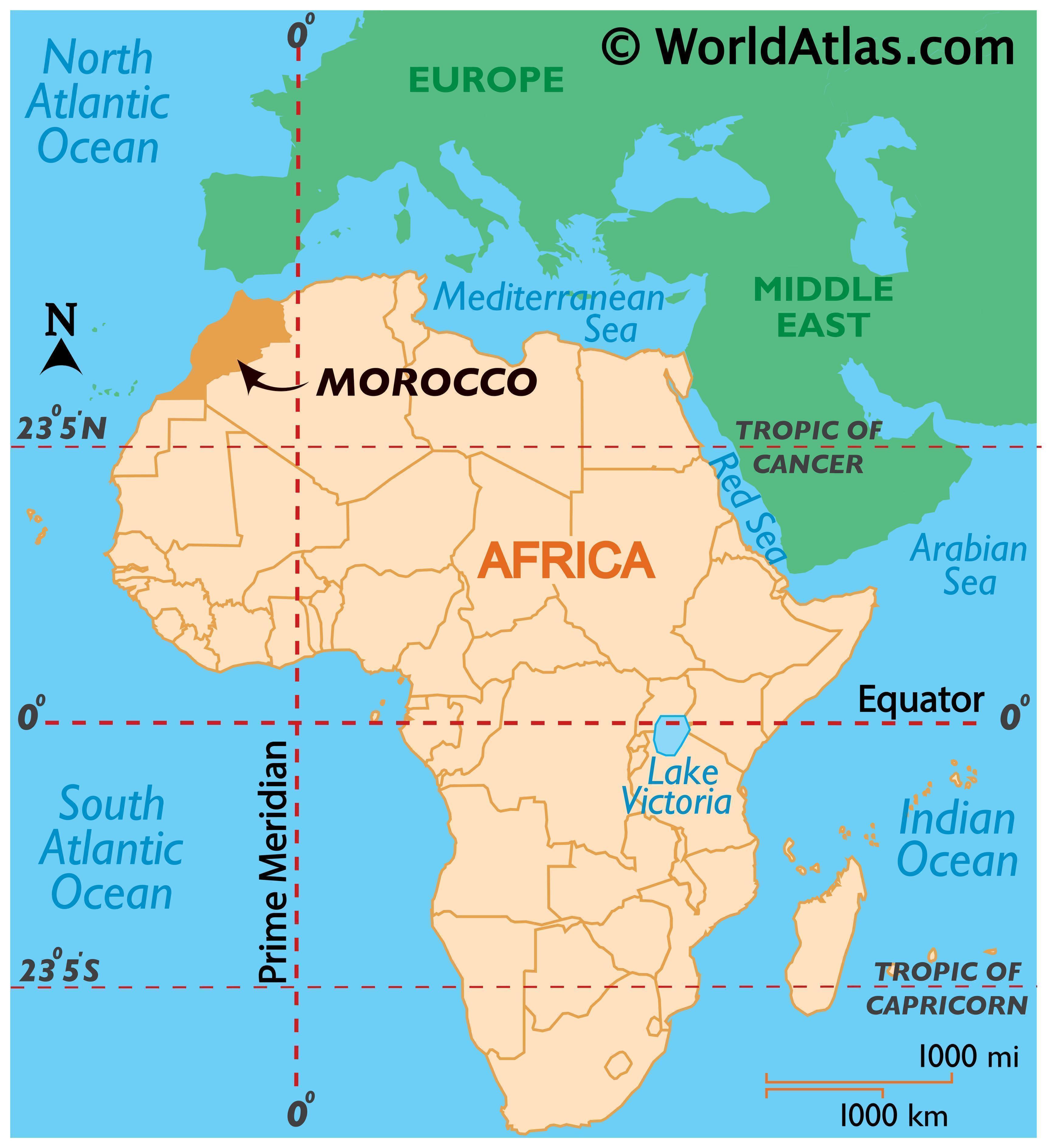 Morocco Maps & Facts World Atlas