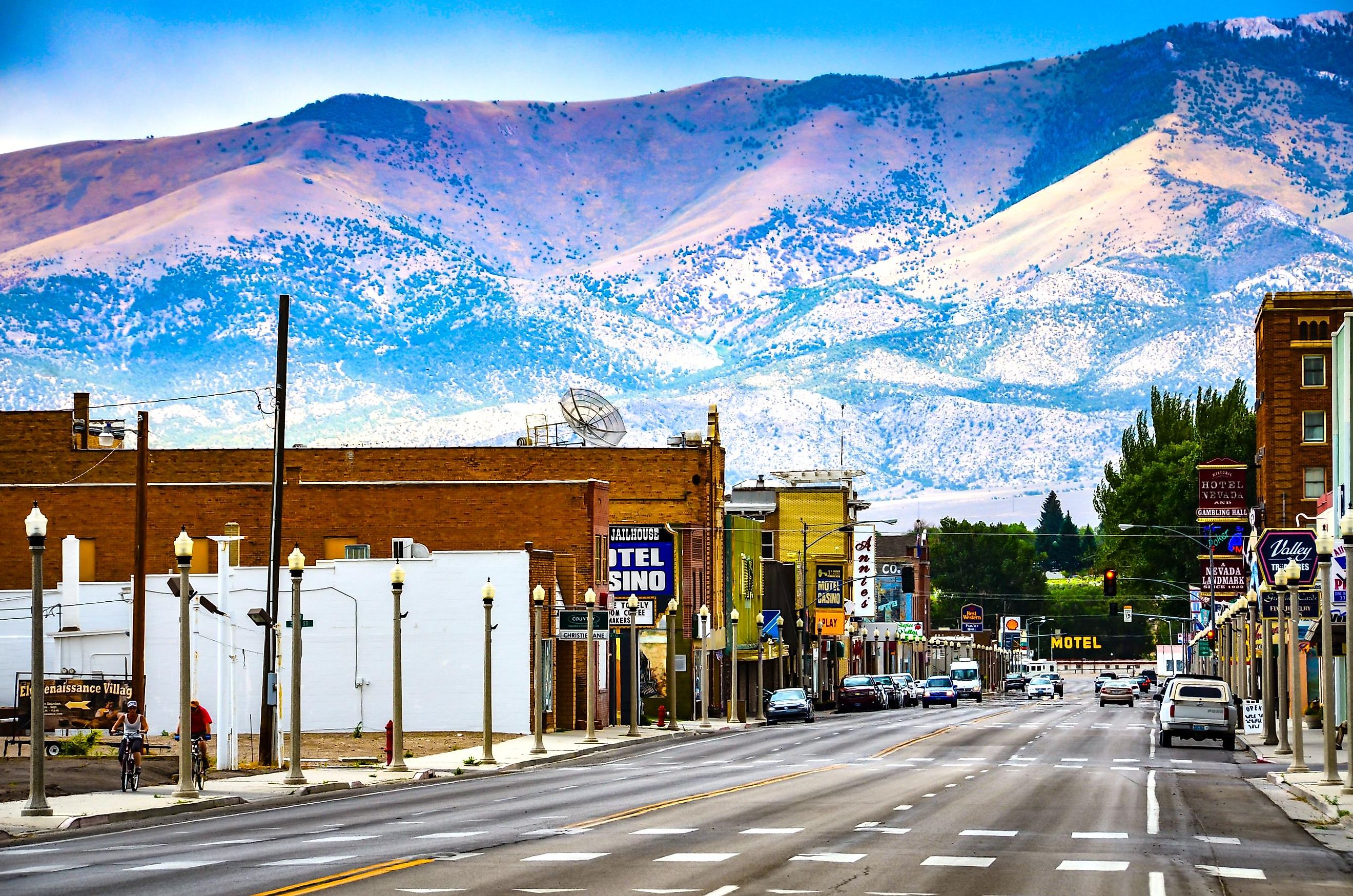 The gorgeous mountain town of Ely, Nevada.