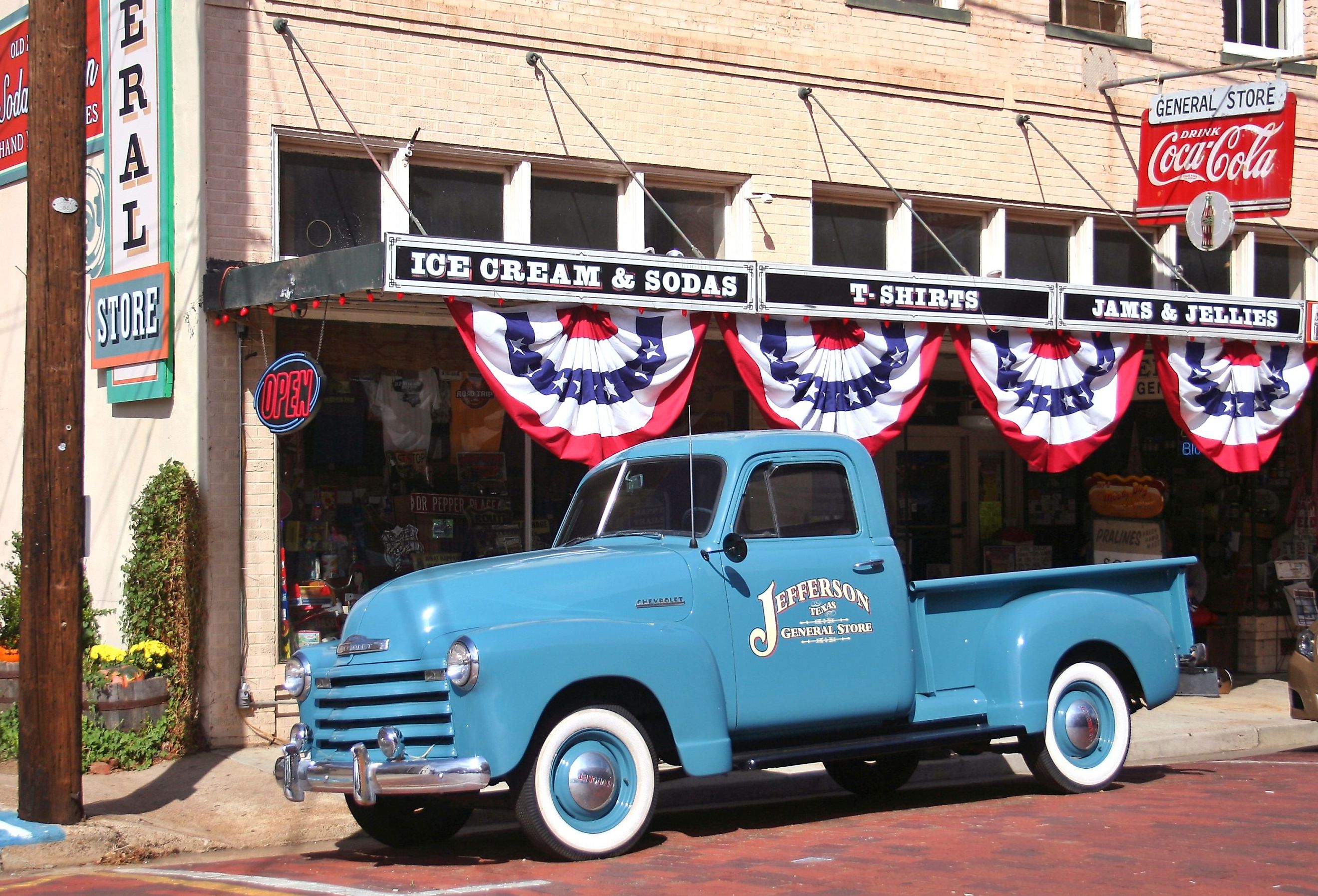 Jefferson General Store in historic Jefferson, Texas. Image credit LMPark Photos via Shutterstock.