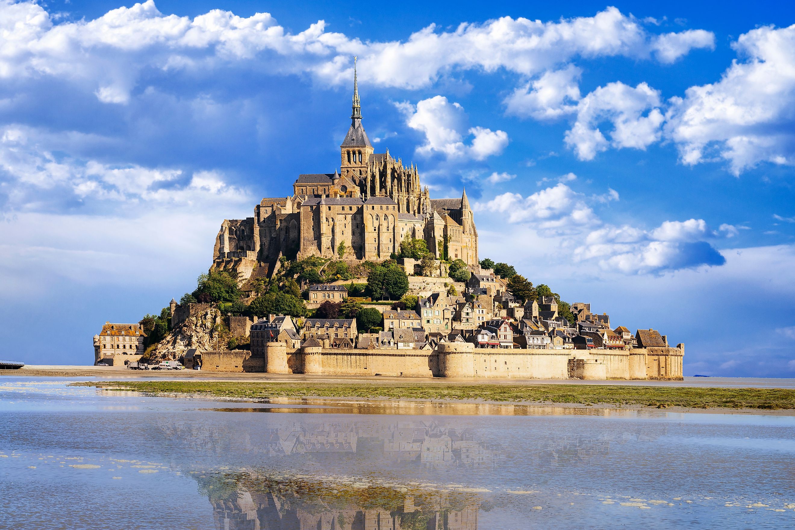 Mont Saint Michel in Normandy, France.